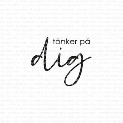 Tänker på dig