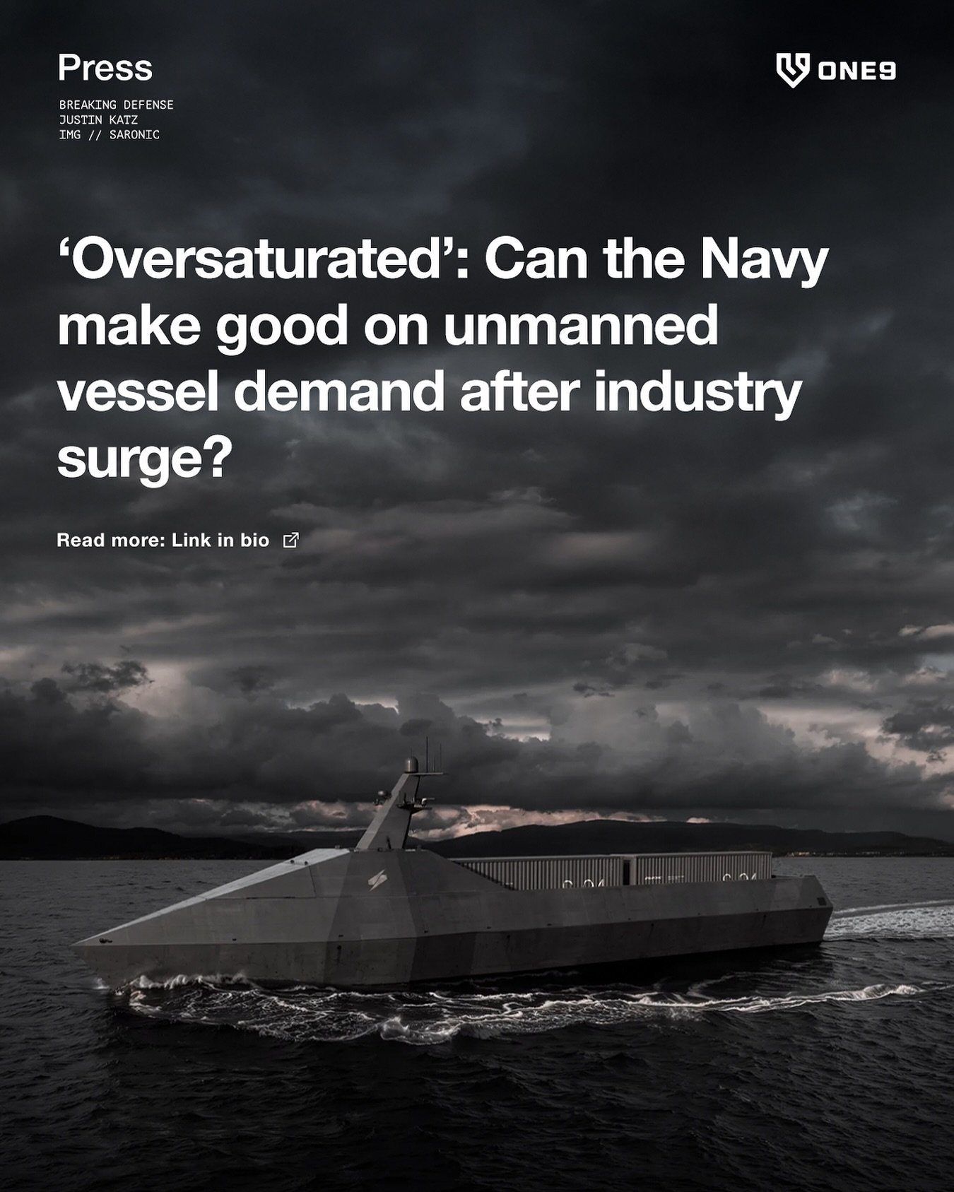 This article highlights some important points in the race for unmanned systems. 

First, despite many entrants skating to where the puck is going, industry would benefit from clearer demand signal and scale from their primary customer - the US Navy.
