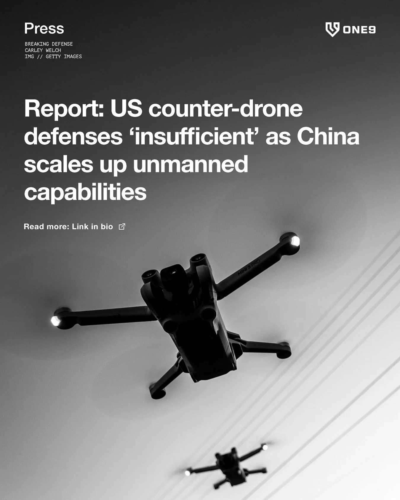 Countering a massive and ubiquitous threat is as much a technological challenge as it is a doctrinal one. Both need to advance rapidly. 

&ldquo;&rsquo;[T]he counter-drone mission entails much more than simply air defense and cannot be relegated to t