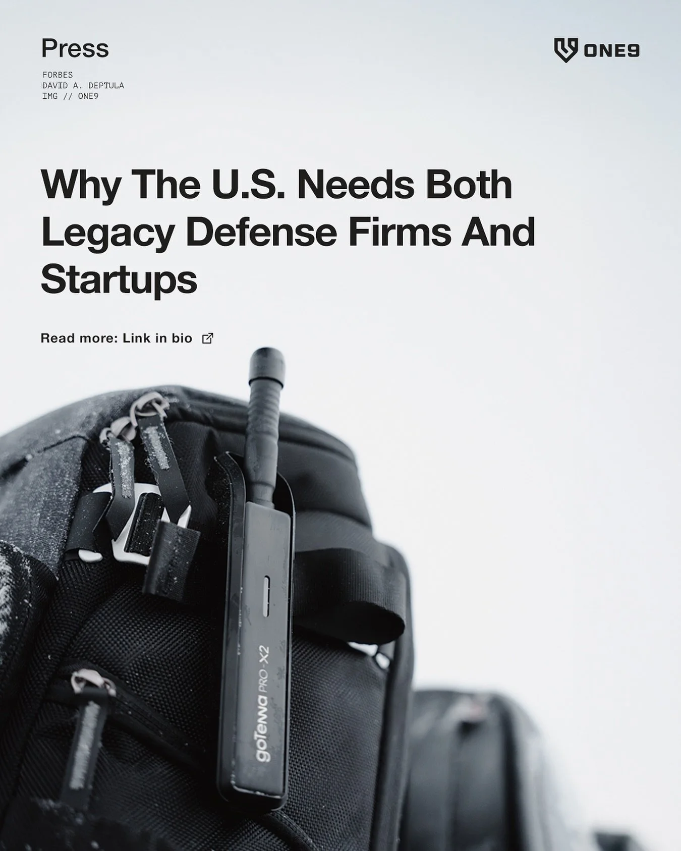 This seems obvious, but the adoption of startup technology remains relatively miniscule. 

&ldquo;The reality is that America&rsquo;s [and the West&rsquo;s] future security should not involve an either-or choice between established defense firms and 