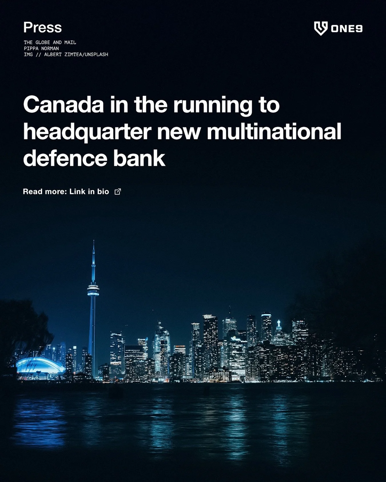 The Defence, Security, Resilience Bank (DSRB) presents a great opportunity for Canada. As Kevin Reed, the president of the Bank&rsquo;s development group notes, &ldquo;&rsquo;[t]his is Canada&rsquo;s time to lead in NATO and with our allies in defenc