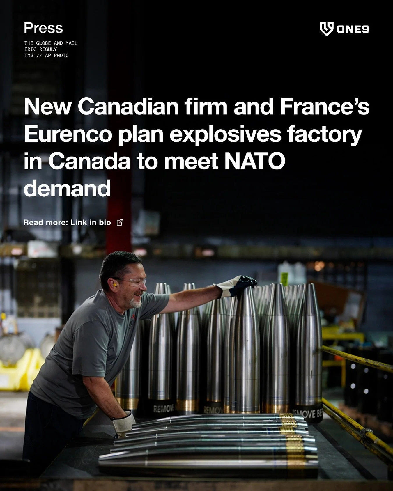 Canadian and French companies - backed by US private equity - making explosives. 🇨🇦 🇫🇷 🇺🇸 🧨 

&ldquo;Canada was once one of the world&rsquo;s biggest makers of munitions. During the Second World War, it made about 1.9 million artillery shells 