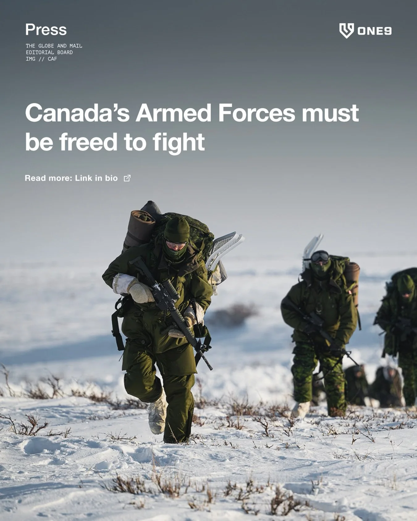 &ldquo;[T]he most basic function of the military is to be trained and ready to fight wars. It&rsquo;s true that Canada has participated in only a handful of military actions since 1945. But to believe that this means the value of military readiness i