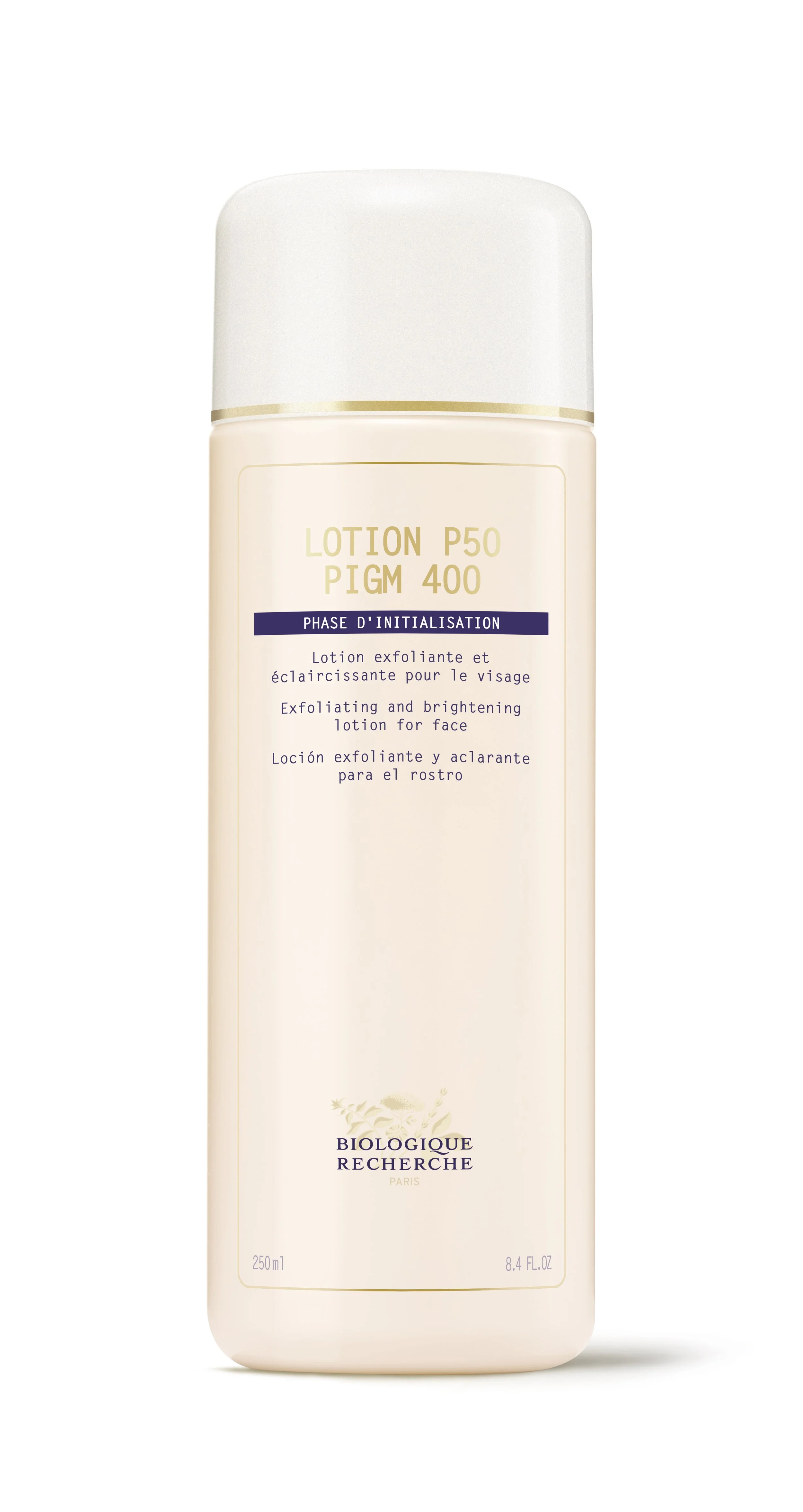 Biologique Recherche Lotion P50 PIGM 400 250ml brightening exfoliating pigmentation lotion