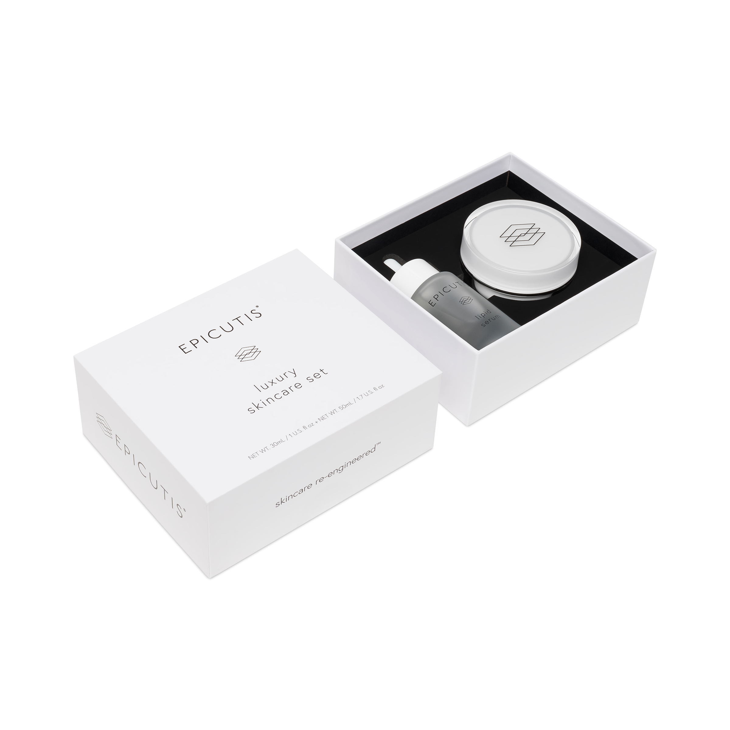 Epicutis Luxury Skincare Set Lipid Serum and HYVIA Creme