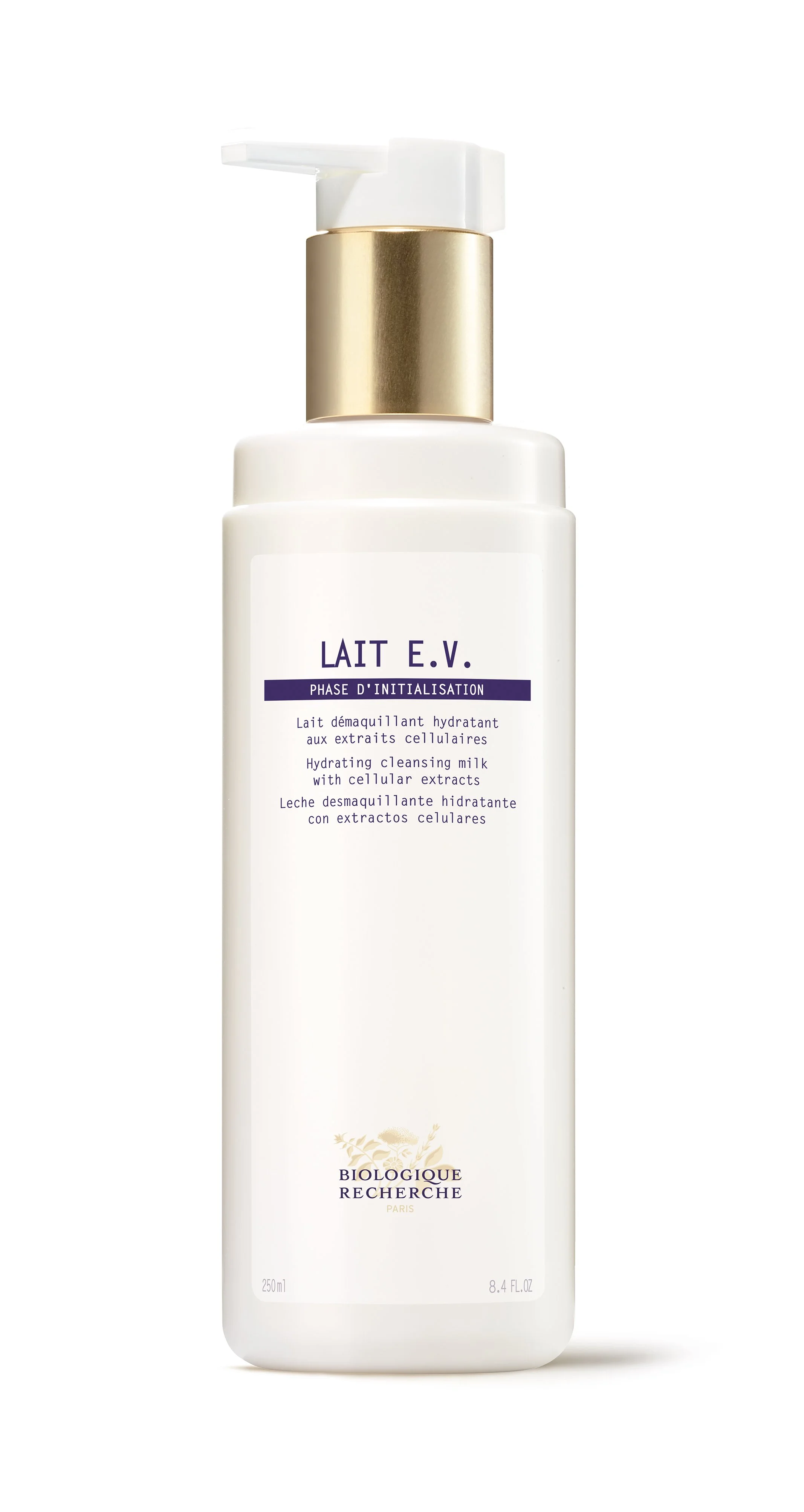 Biologique Recherche Lait E.V. 250ml nourishing lipid restoring cleansing milk dry skin