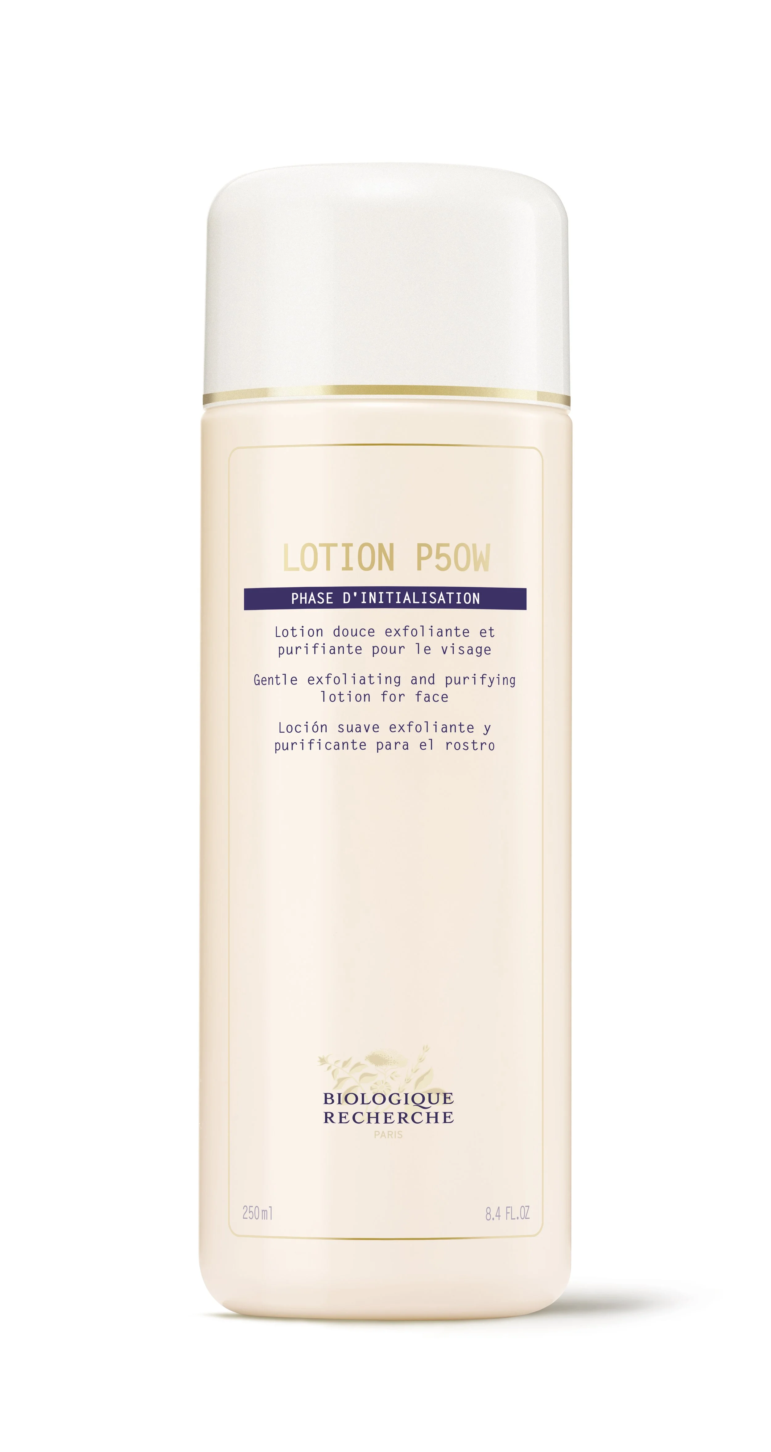 Biologique Recherche Lotion P50W 250ml gentle vitamin enriched exfoliating purifying lotion