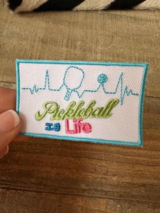 "Pickleball is Life" - Pickleball Patch