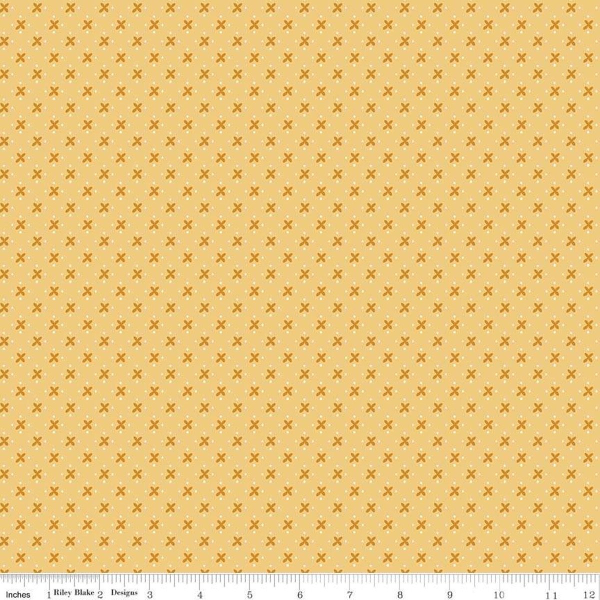 Riley Blake Granny Chic - Kisses Yellow