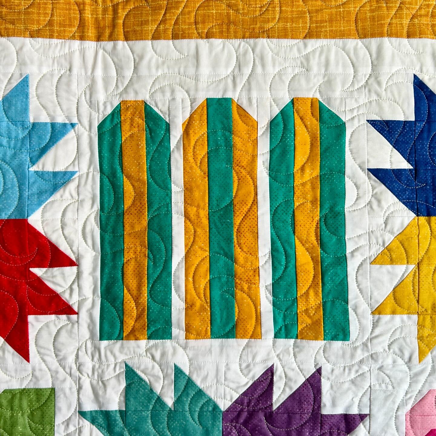 Shop Hop Block Kits are available for a limited time! Shop the Surfboard block kit on aneedlenthread.com until August 12th. 🧡 Our shop hop was so fun, we appreciate everyone who came out! Make sure to bring back that 15% off coupon you received with