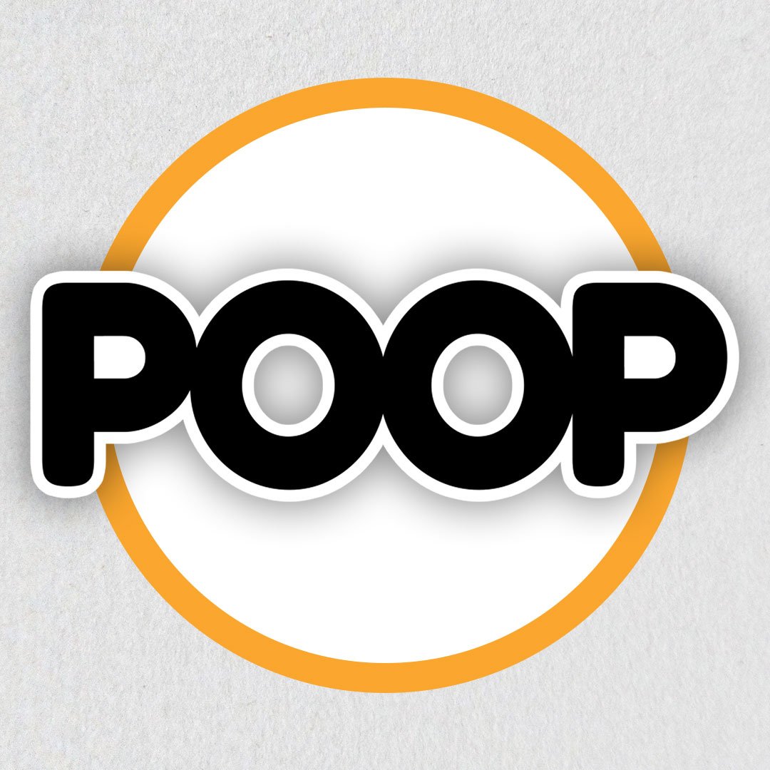 POOP Sticker