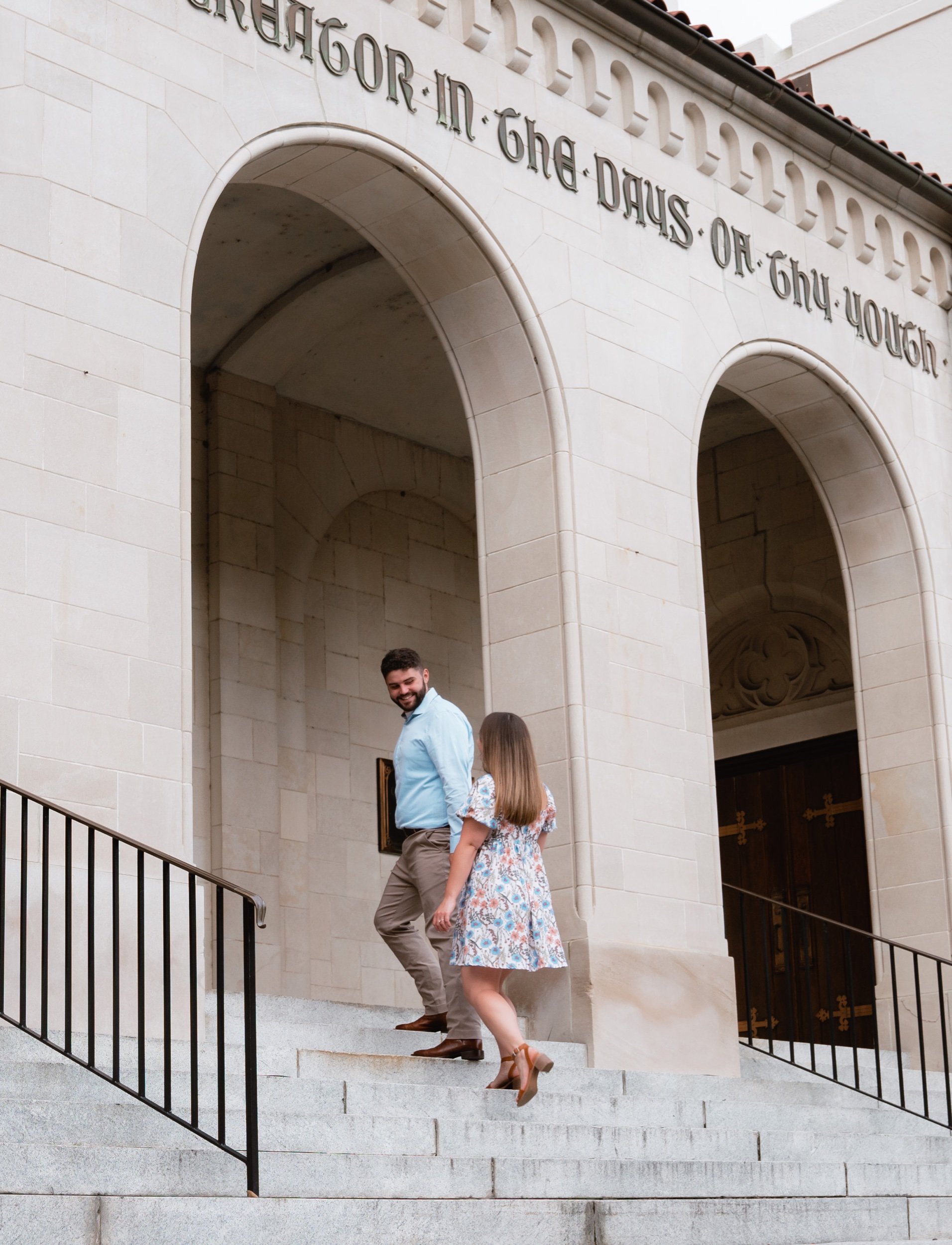 MaKayla and Marshall Engagement Session at Hampton Park in Charleston, South Carolina