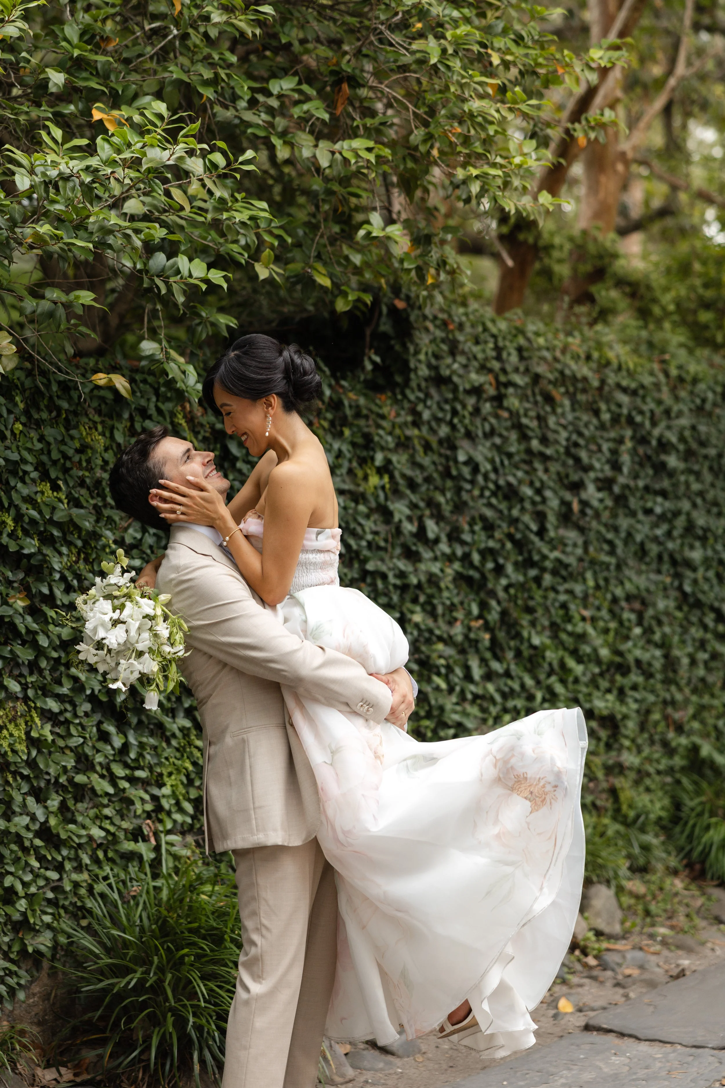 Linda & Connor’s Intimate Downtown Charleston Wedding