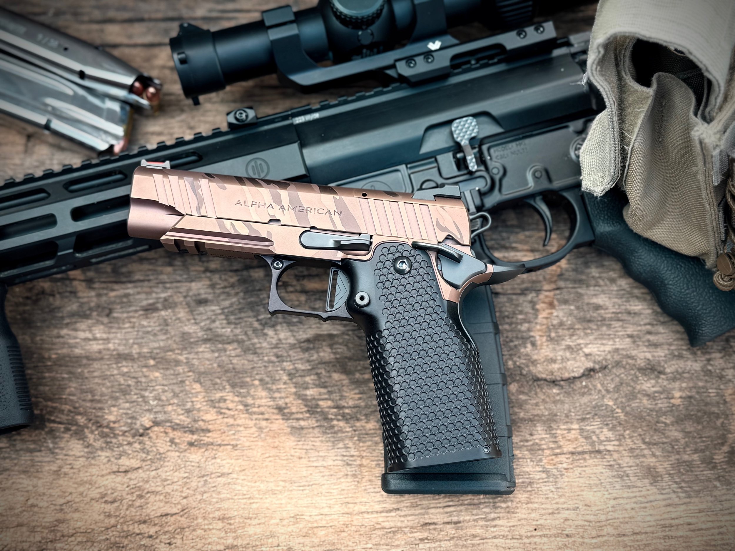 AAF 3 Single Top Porting in Tiger Stripe Copperhead Camo