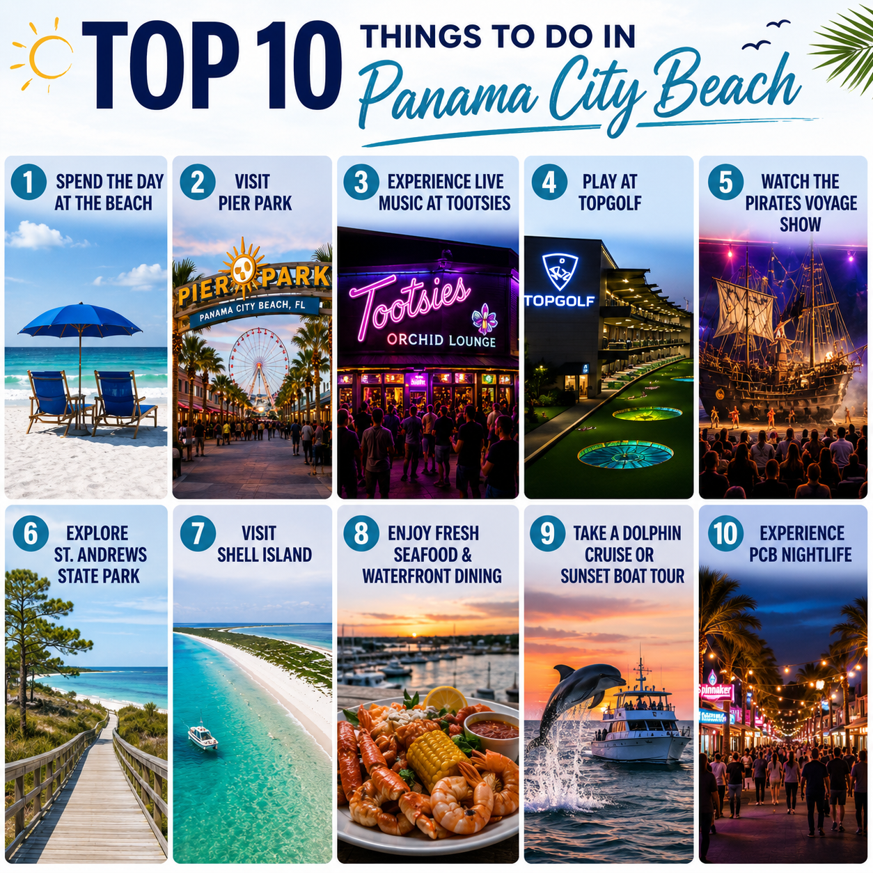 Top 10 Things To Do in Panama City Beach