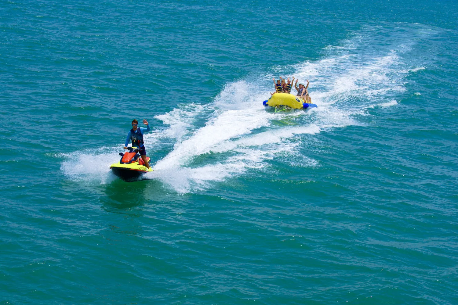 Banana Boat Rides in Surfside Beach, South Carolina — Shoreline Watersports