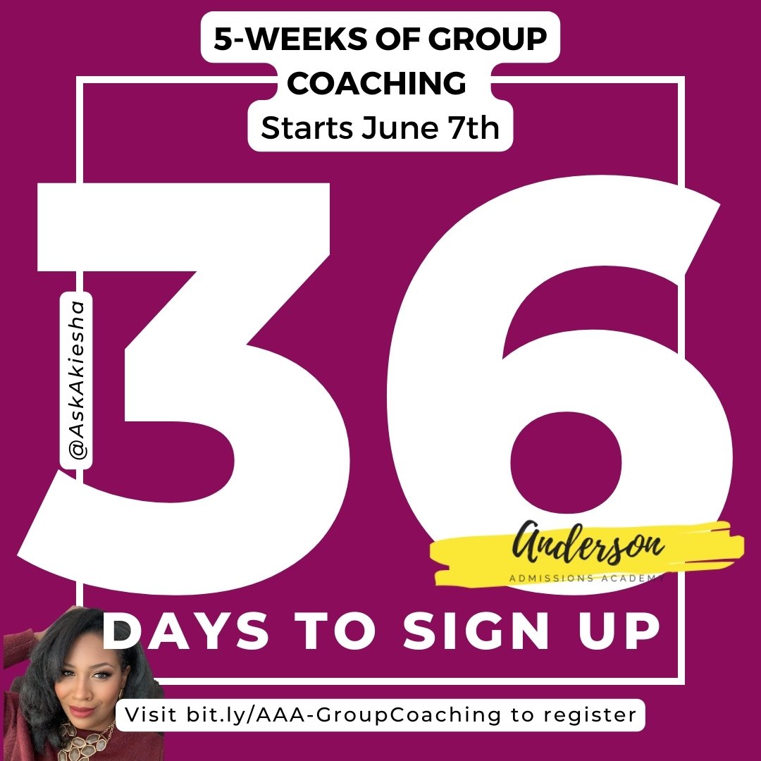 ⏳ Time is ticking! Secure your spot in our next Group Coaching cohort with an exclusive early bird discount - use code ASKAKIESHA for 33% off! Registration closes on June 3rd. Enroll now at bit.ly/AAA-GroupCoaching and start your path to law school! 