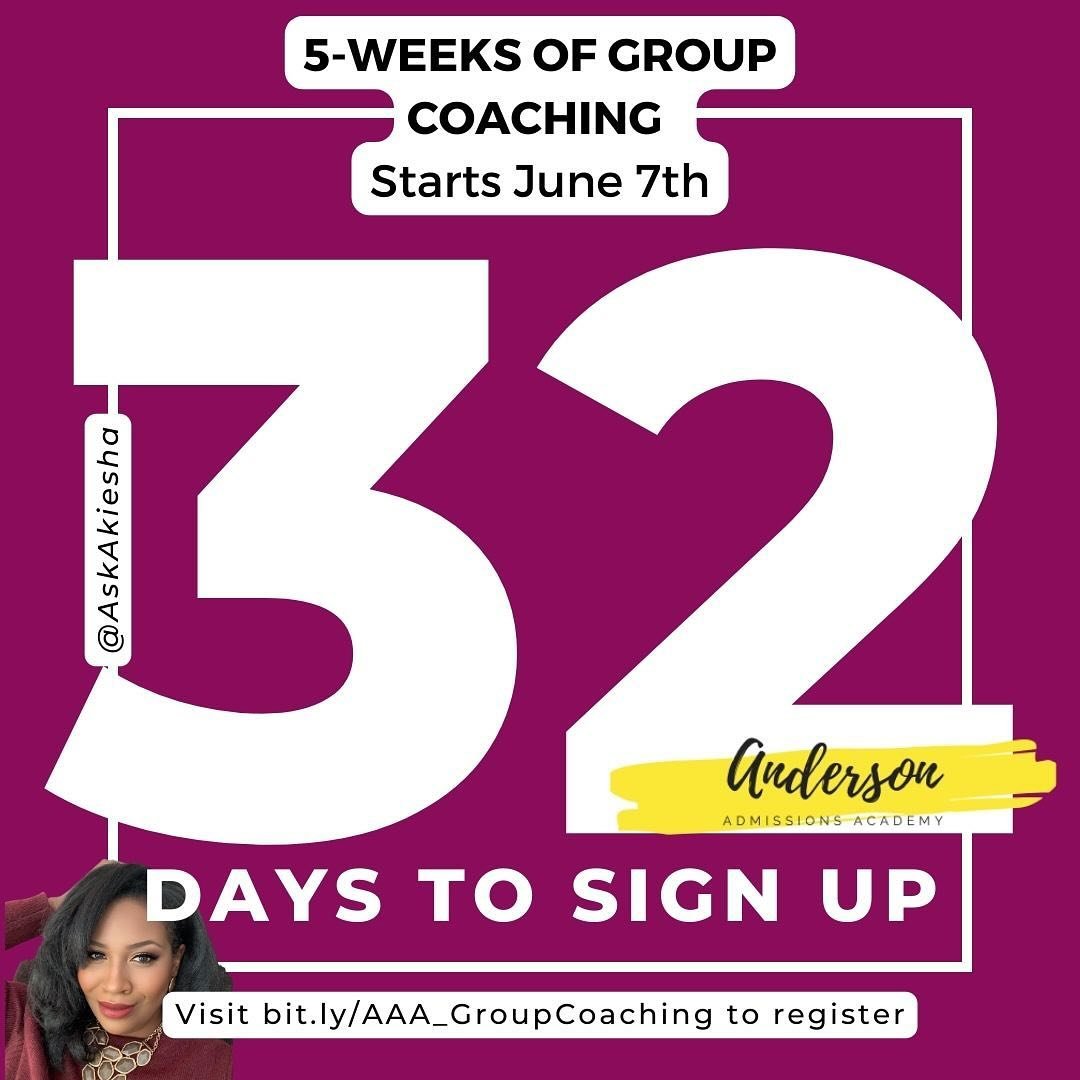 ⏳ Time is ticking! Secure your spot in our next Group Coaching cohort with an exclusive early bird discount - use code ASKAKIESHA for 33% off! Registration closes on June 3rd. Enroll now at bit.ly/AAA-GroupCoaching and start your path to law school! 