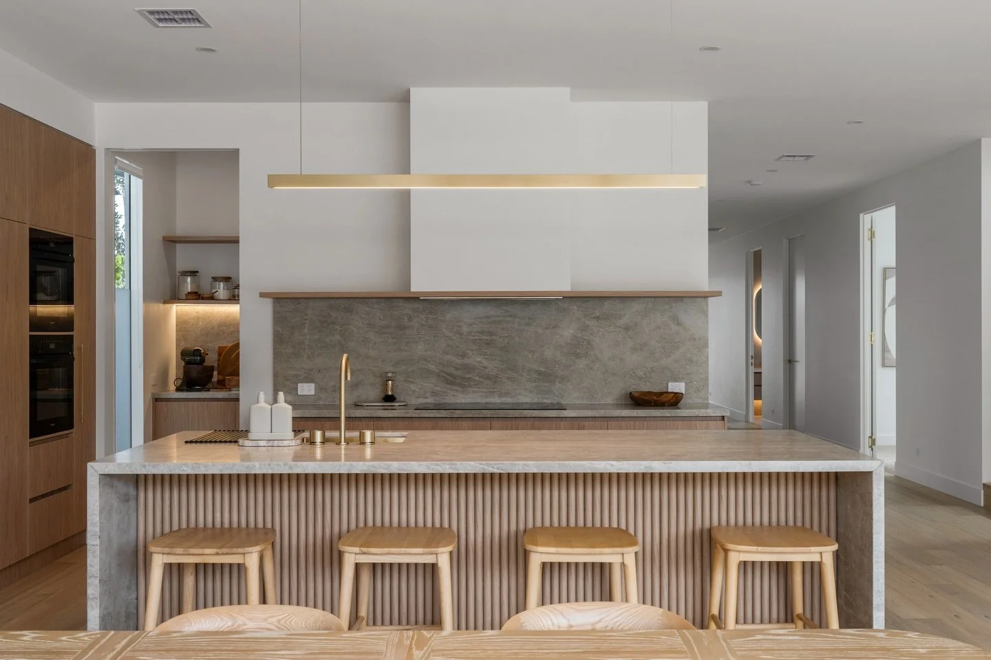 Luxury at its finest ✨

Miele integrated appliances, butlers pantry, natural stone, brushed brass tapwear and stunning timber joinery. 
What more could you want?! 👌🏼

Your kitchen, your way. We make it happen. 

📸 @jimmysprojects 
.
.
.
#dreamkitc