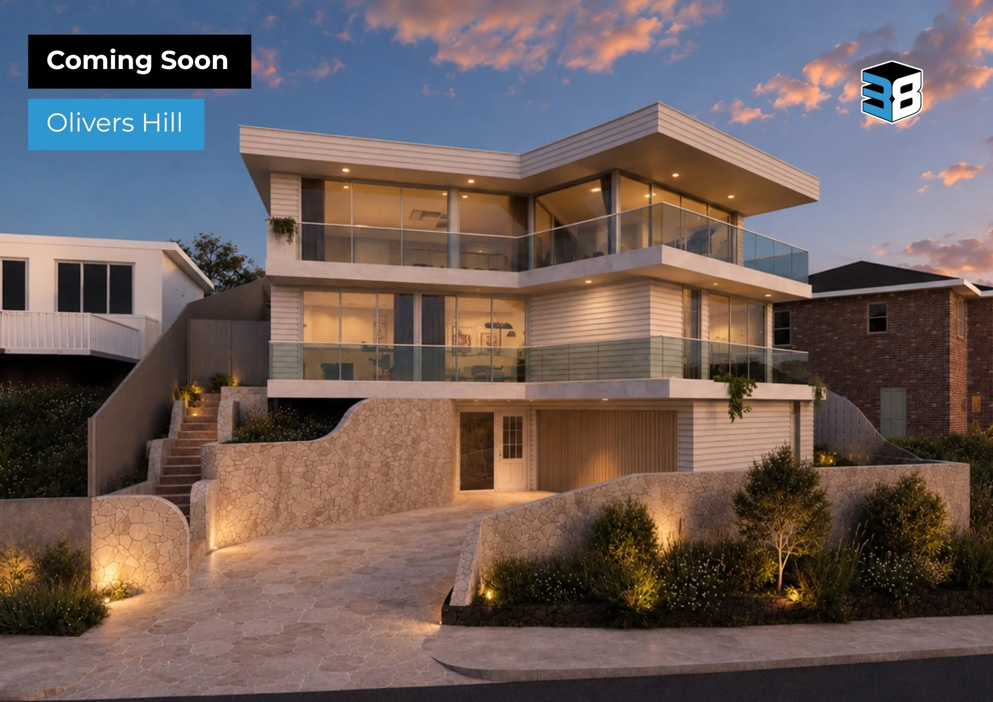 COMING SOON ✨

We are excited to share the rendered design of our new project in Frankston South. This stunning 3 storey coastal home is set to sit on the edge of the prestigious Olivers Hill. This project is a full knockdown rebuild and will boast u