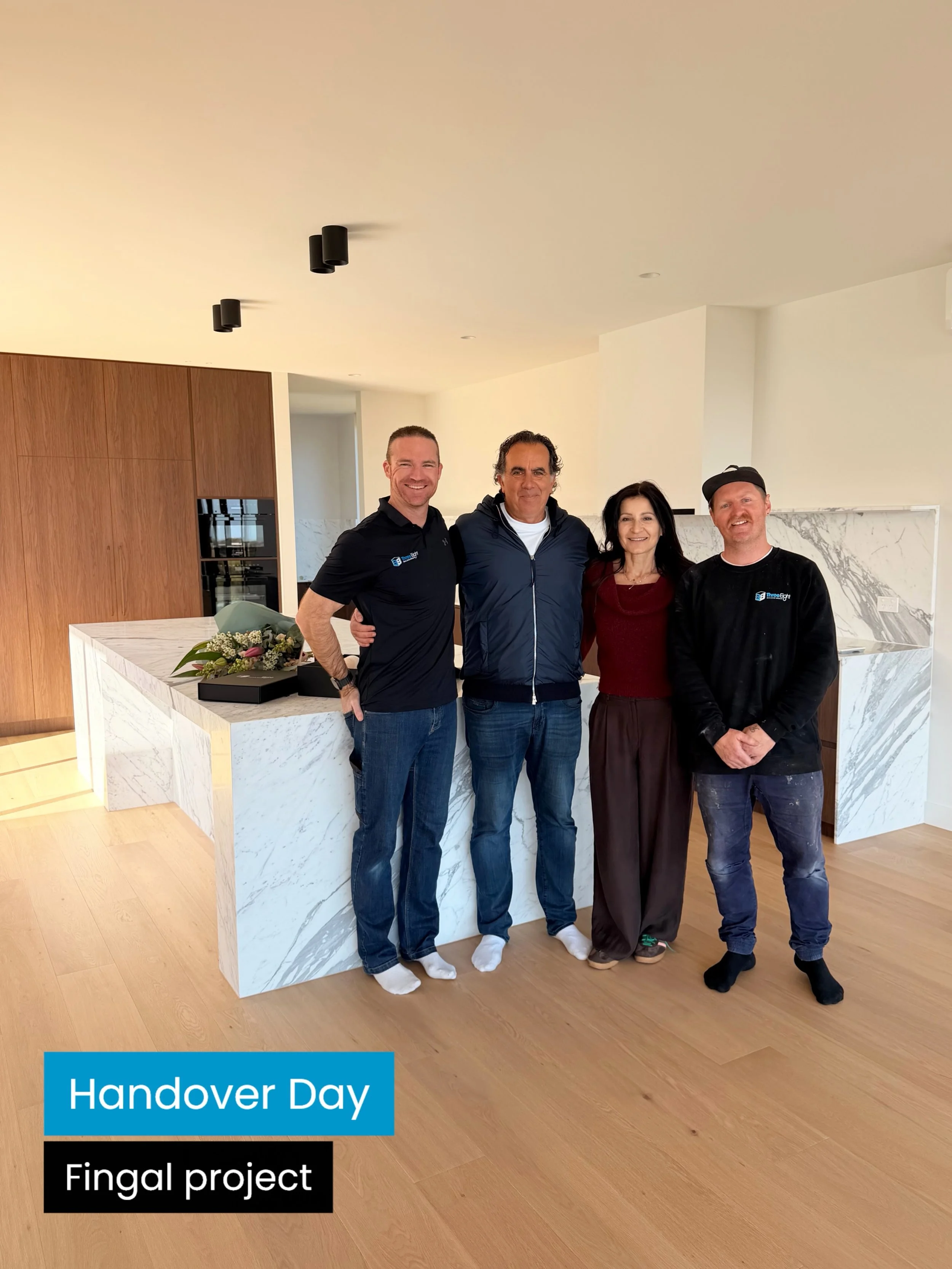 HANDOVER DAY | FINGAL PROJECT 🔑🖤

There&rsquo;s nothing quite like handover day and seeing the excitement on our clients&rsquo; faces as they walk through their finished home.

After months of planning, building, problem solving and bringing every 