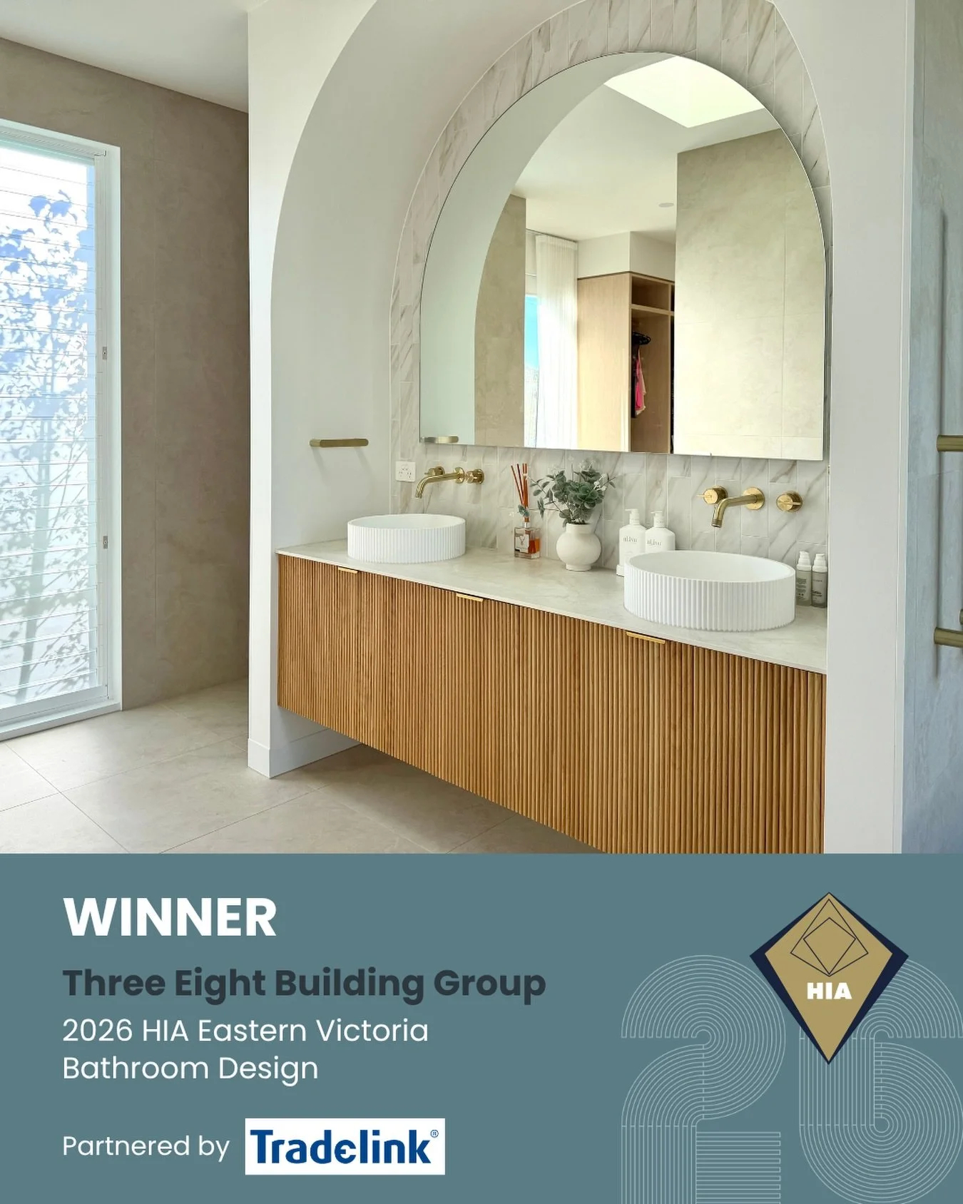 WE&rsquo;RE HEADING TO STATE! 🏆🖤

After taking home the 2026 HIA Eastern Victoria Bathroom Design award, we are so excited to announce that our winning entry is now progressing as a finalist in the 2026 HIA Victorian Housing and Kitchen &amp; Bathr