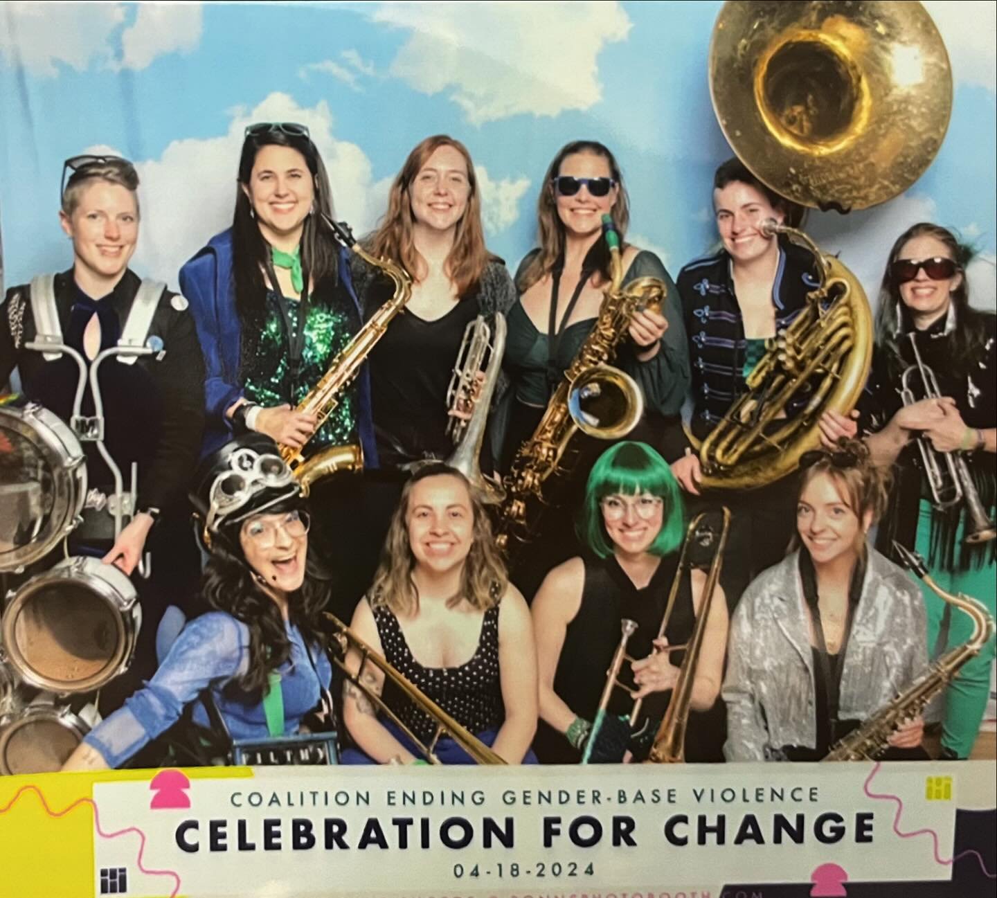Nothing like dancing and roaring out some tunes for the Coalition Ending Gender Based Violence Celebration for Change event! This cause means so much to us and we were honored to be part of an event with incredible speakers, poets, artists, organizer