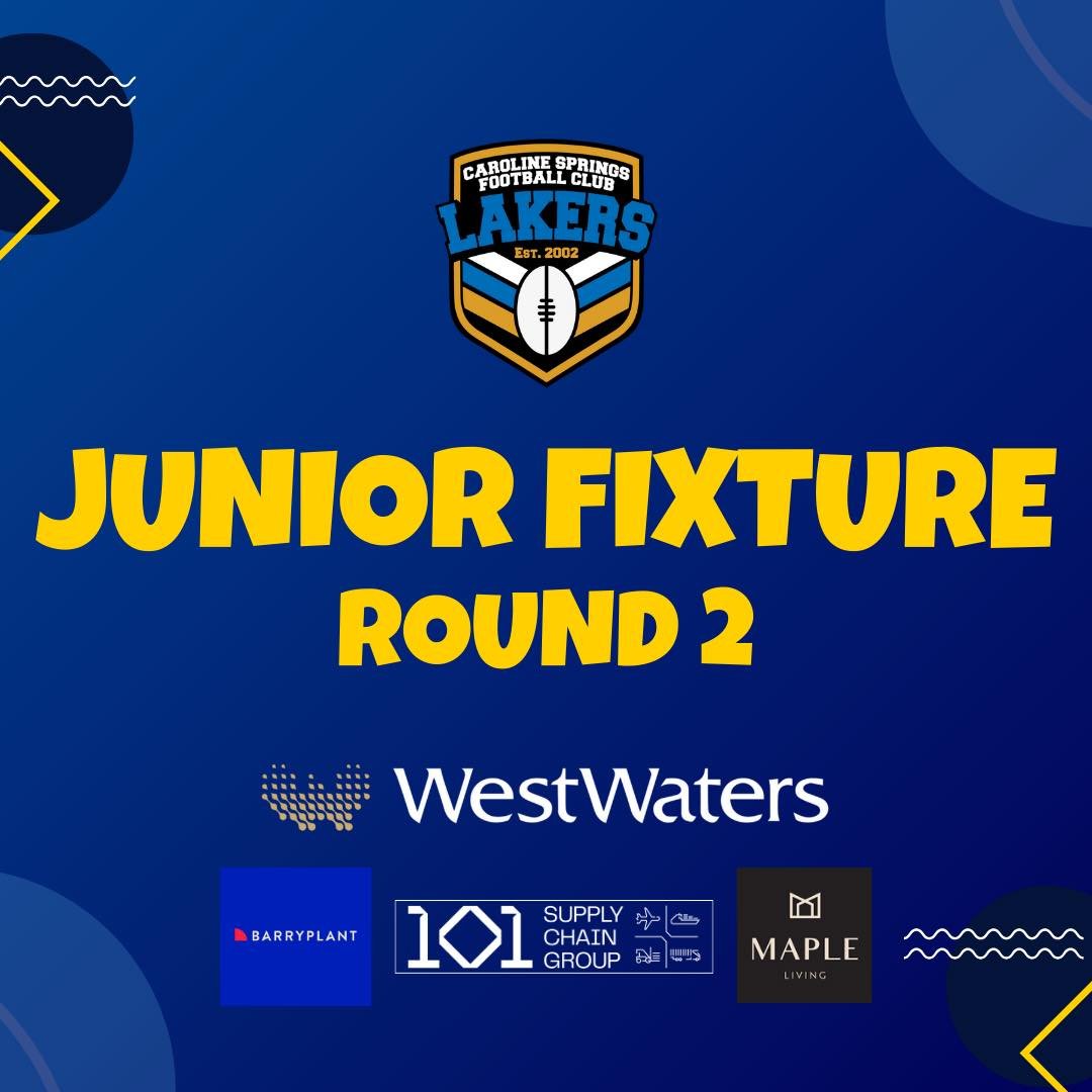 📣📣📣 JUNIOR FIXTURE ROUND 2 📣📣📣
Back and ready to go with another round of junior footy on Sunday 🙌
We’ll have seven home games across Brookside and Town Centre for you to enjoy, with our remaining junior sides travelling around the sub