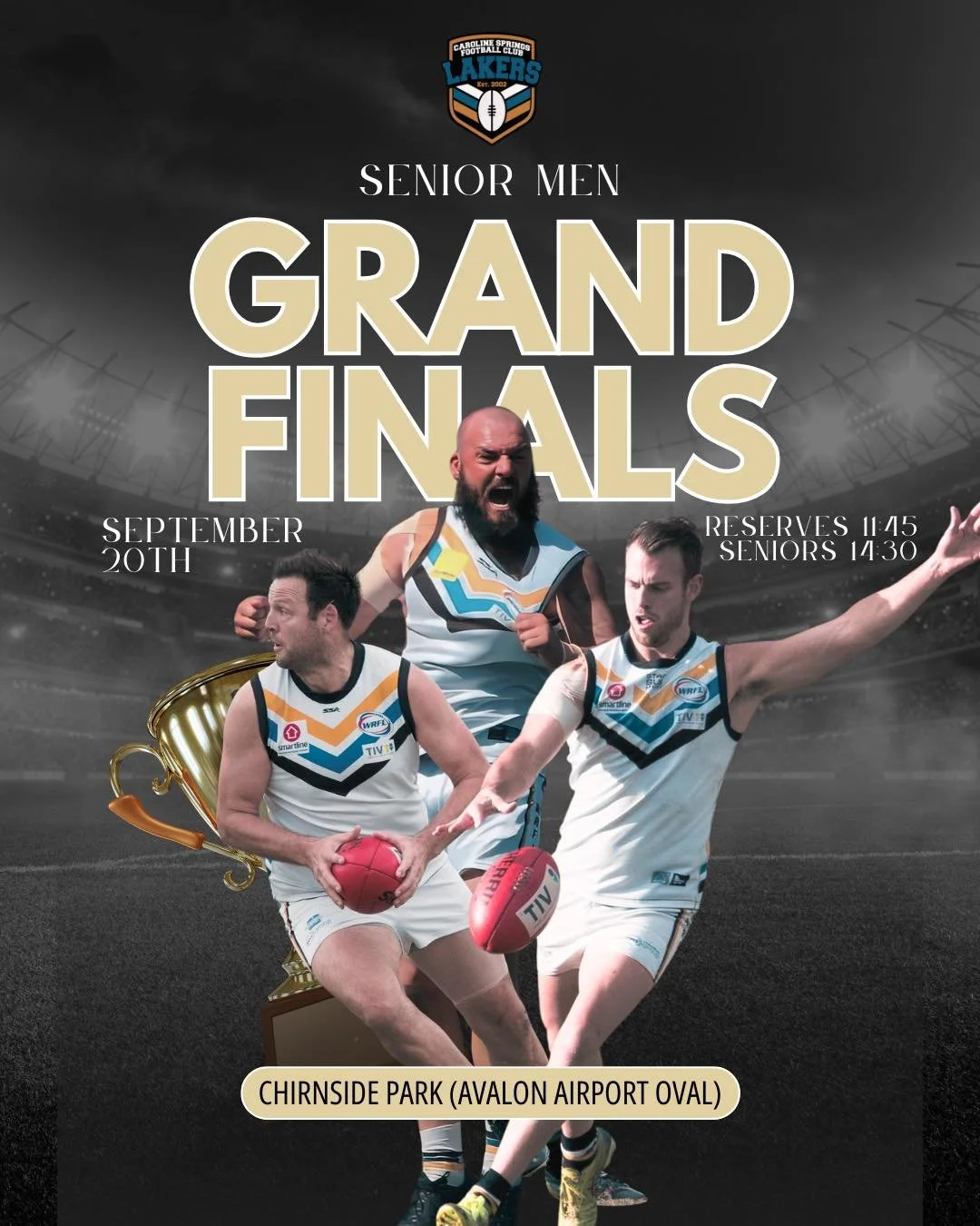Today&rsquo;s the day.

Join us as we embark on a historic day for our club, our first Senior Men&rsquo;s Division 1 Grand Final 🏆

While it&rsquo;s a return to the top flight for our reserves, they&rsquo;ll be chasing their first piece of silverwar