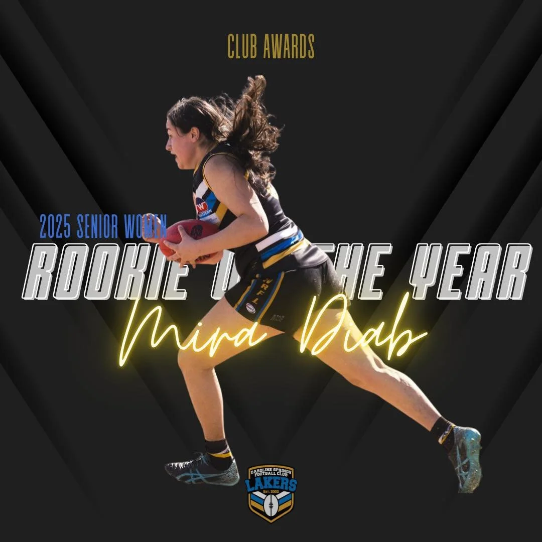 The future, the heart and soul, and an elite boot 🤩

Congratulations to our first award winners for the evening:

🌟 Senior Women Rookie of the Year - Mira Diab
🌟 Senior Men Rookie of the Year - Ben Davey
🌟 Best Clubwoman - Ashlee Wallis
🌟 Best C