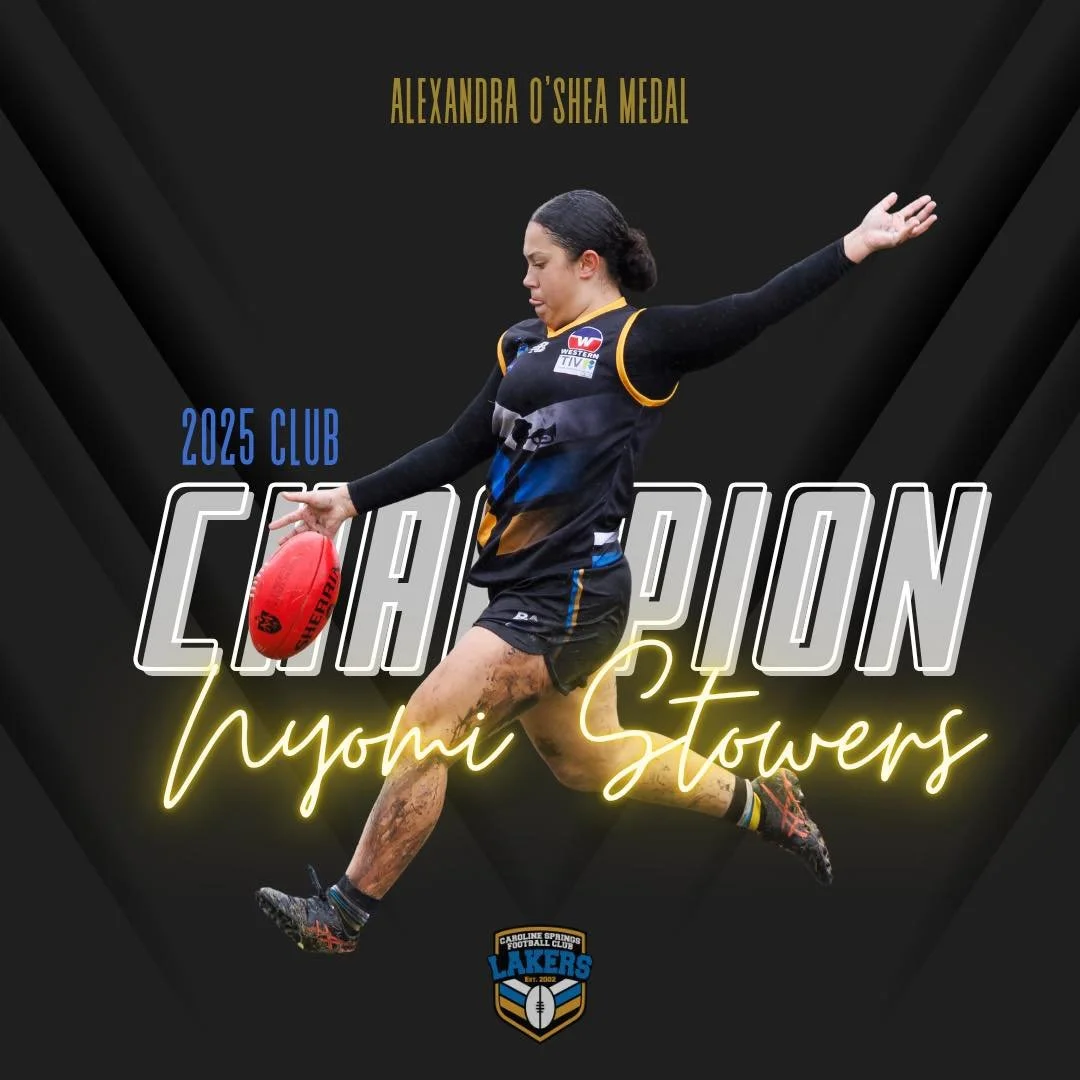 From Rookie of the Year to Alex O&rsquo;Shea Medalist, Nyomi Stowers is your Senior Women Champion 🥇

Senior Women award winners:
🌟 Alexandra O&rsquo;Shea Medal - Nyomi Stowers
🌟 Runner up Best &amp; Fairest - Taya Meiers 
🌟 Finals MVP - Akima Ma