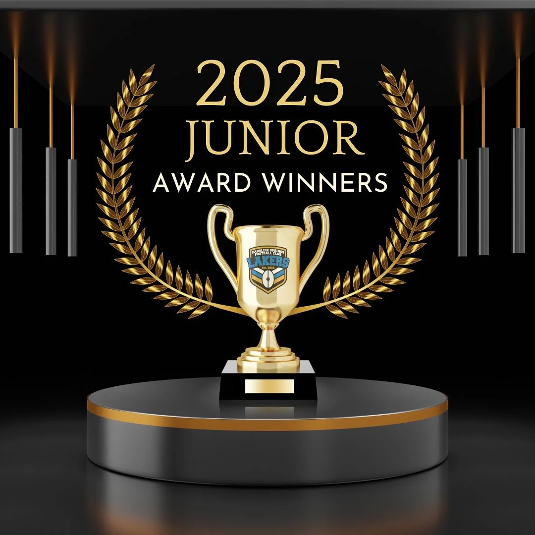 Throughout August and September we held our junior presentation evenings, with many of our junior players recognised for their outstanding contributions to their team in 2025 🌟

It was great to come together with each team to crown our best and fair