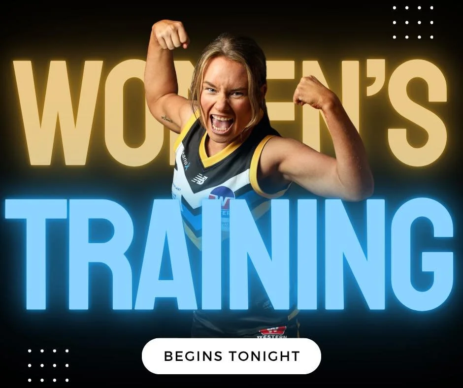 Pumped because Senior Women training starts tonight 💪

📍Town Centre Reserve (Oval 2)
⏰ 6:30pm start

New players are more than welcome to attend! With both a senior and reserves women&rsquo;s team, there are opportunities for those who want to take