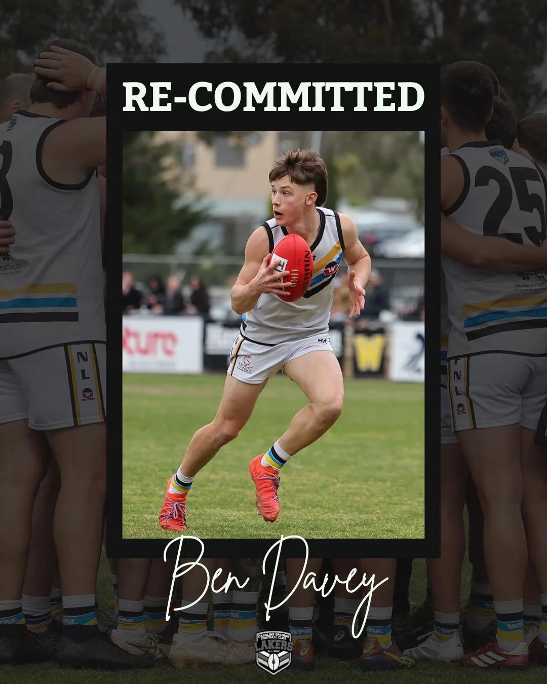 Kicking off our re-commitments with a bang!

Great to see four young guns locked in for another year 🔒

With great experience at senior level across the crew, we're looking forward to seeing what these boys can bring in 2026 🔥

💛💙🖤🤍

#LakerNati