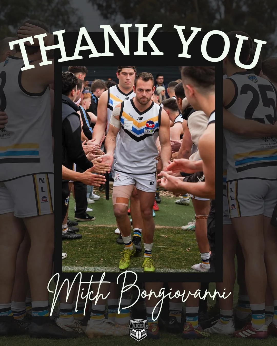 Thank you, Bonja ❤️

We&rsquo;re sad to farewell our senior vice captain, Mitch Bongiovanni, as he makes the move to play footy closer to home.

From an U14 player in our first ever premiership side in 2008, to our senior vice captain for almost a de
