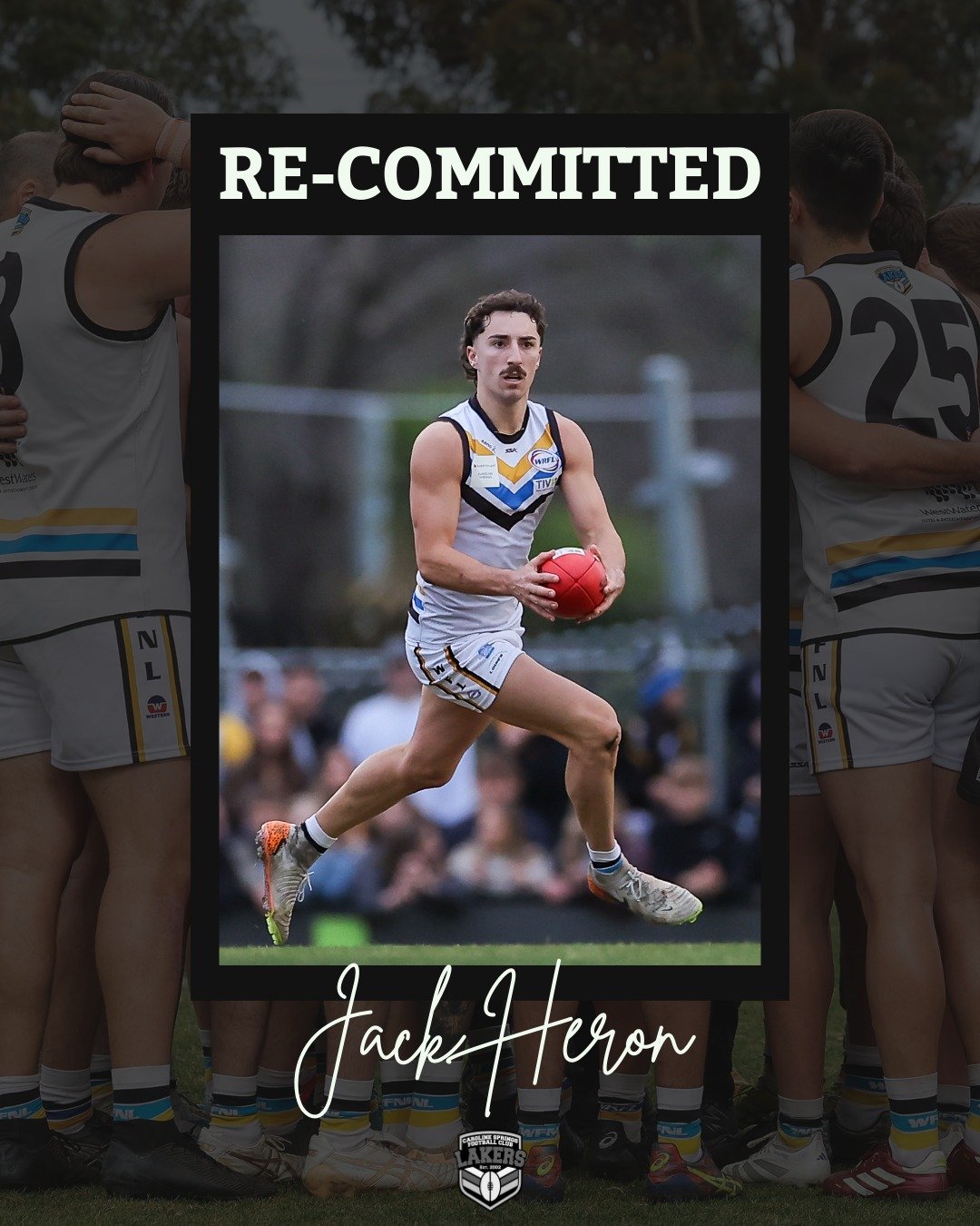 Great to see Jack, Max and Oli locked in for 2026!

These boys took their game to new heights in 2025 and we can't wait to see what they bring to the field in 2026 🚀

💛💙🖤🤍

#lakers #cslakers #carolinesprings #golakers #csfc #seniorfooty #localfo