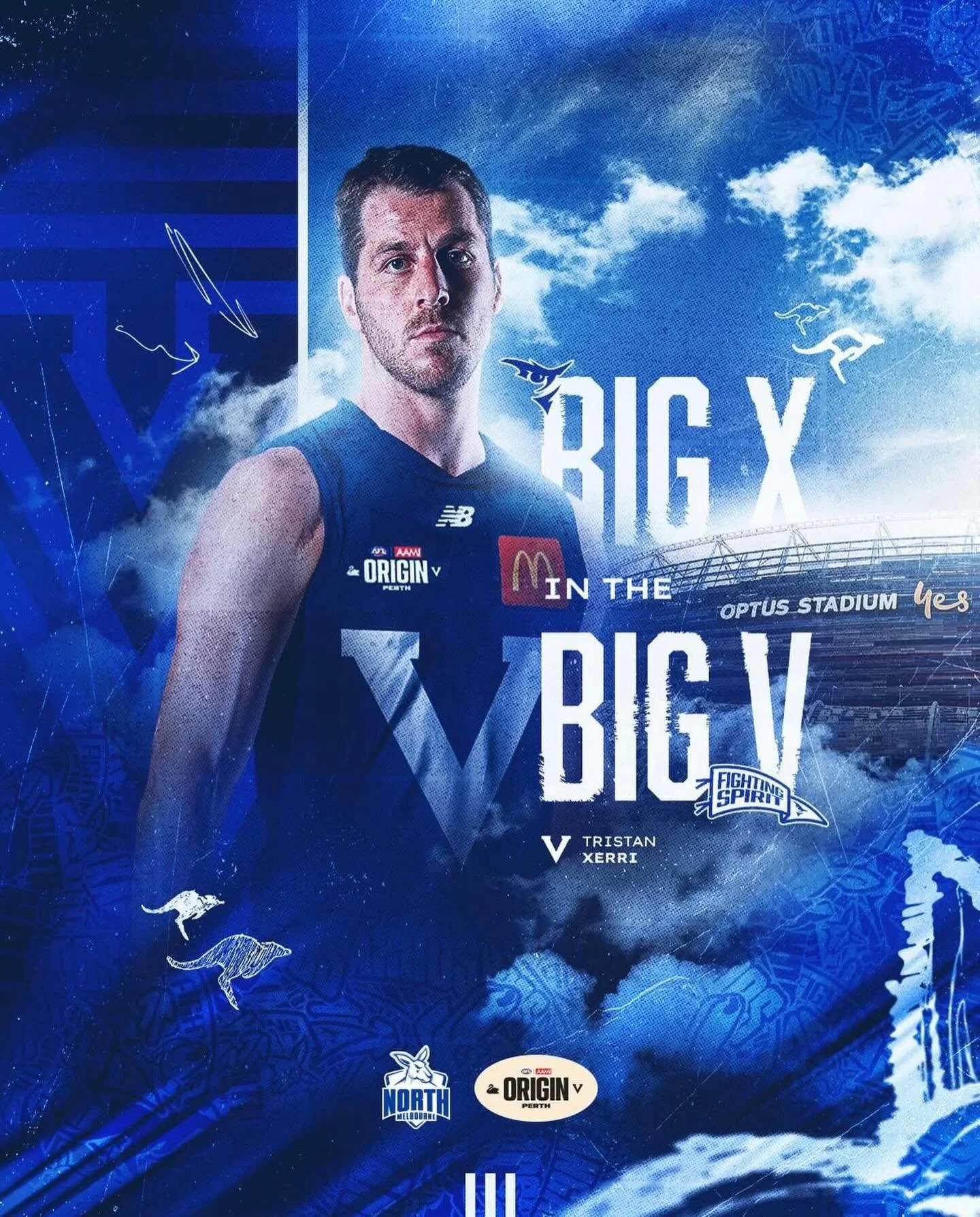 It&rsquo;s almost time for Big X in the Big V 🔥🔥

Wishing @t.xerri all the best as he runs out for Team Victoria in the AFL State of Origin tomorrow night! Love watching your journey and cheering you on 👏

Go Vics!