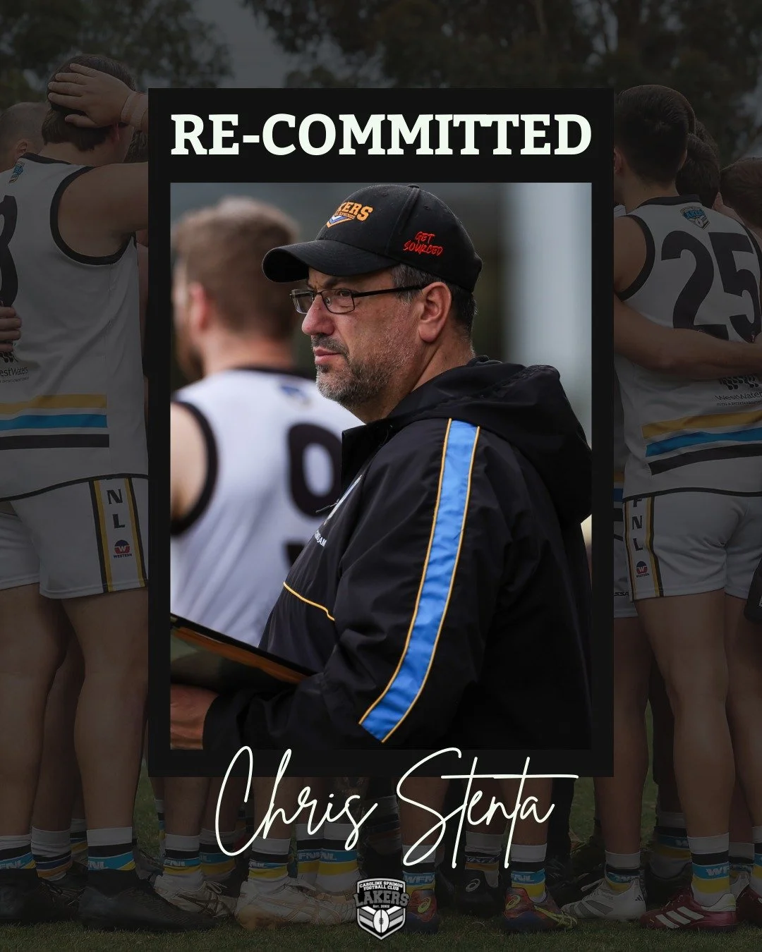 Biggest signing of the year? Probably.

We're thrilled to share that Team Manager Extraordinaire, Chris Stenta, will be back in the senior coaching box this year, keeping the boys accountable and noting down those goals as they fly in 📝

And as if t