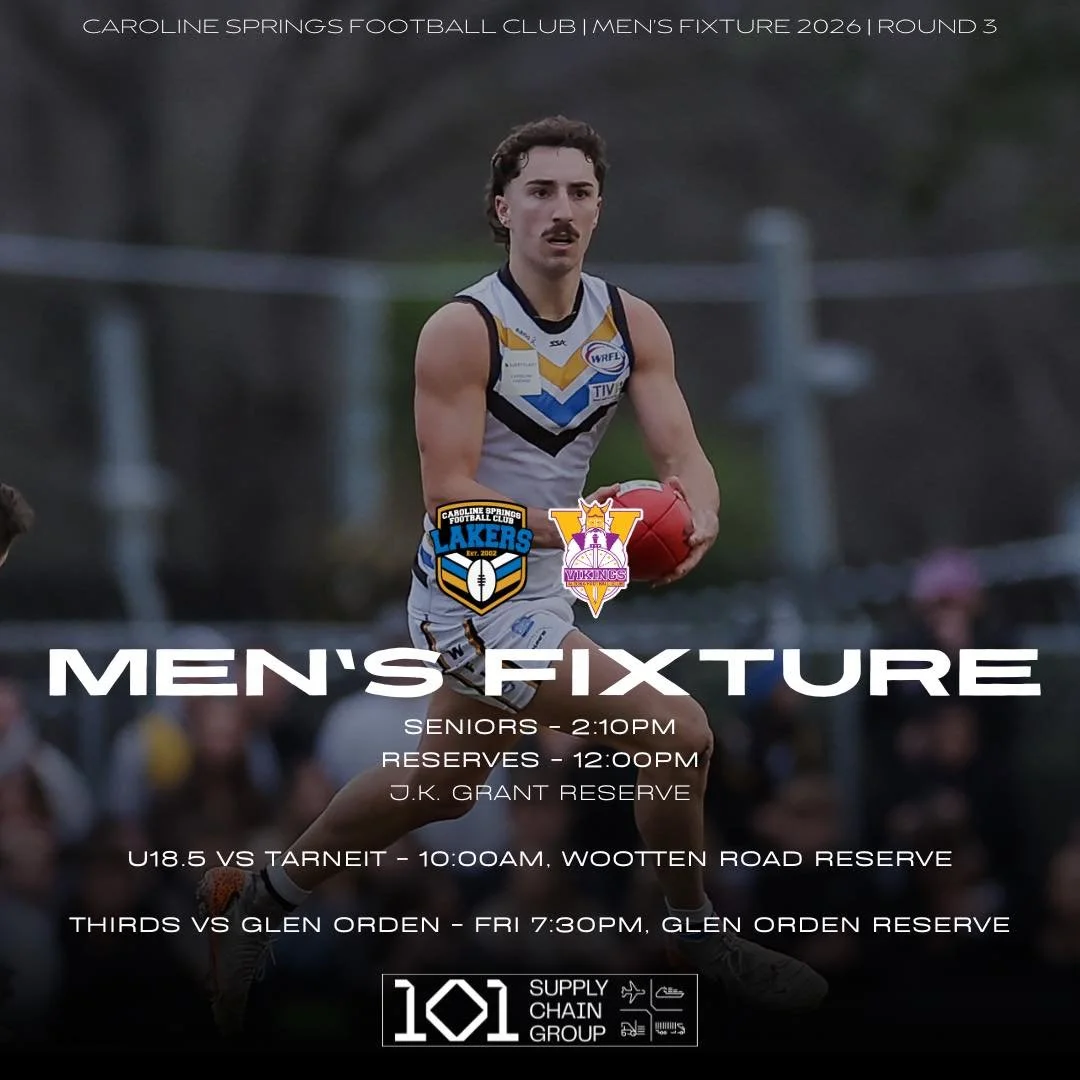 Senior fixture kicks off very soon with our Thirds out at Glen Orden! Can they back up last week&rsquo;s win with another 👀

More senior footy around the grounds tomorrow!