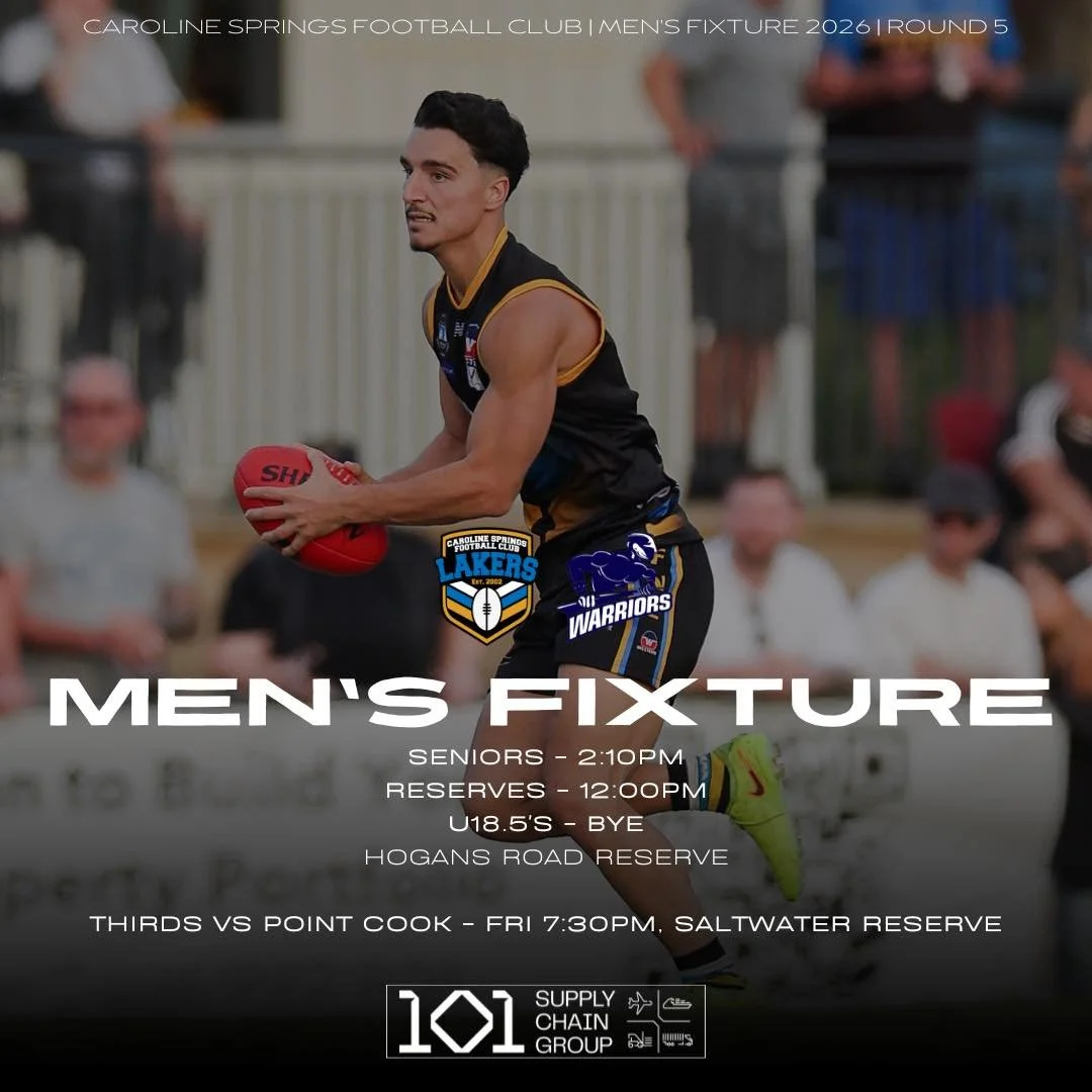 Another weekend of footy is upon us 🙌

Our senior sides will once again play away from home, with the Thirds kicking things off tomorrow night at Point Cook.

The weather is certainly cooling down so rug up and we&rsquo;ll see you at the footy 🏉🥶
