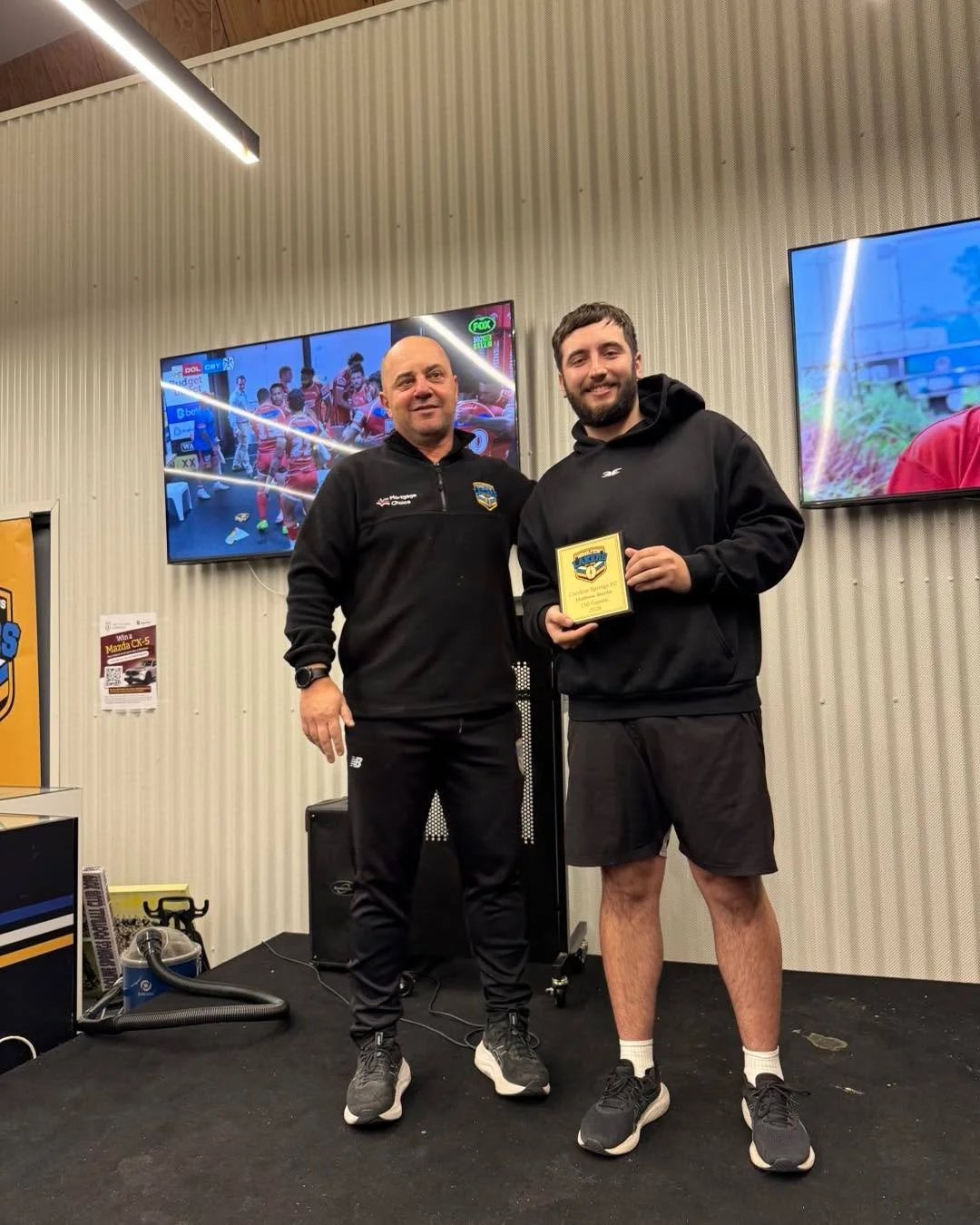 More milestone celebrations!

Congratulations to Matt Stenta who celebrated his 150th game a couple of weeks ago 🌟

It&rsquo;s been great to see Matt return to footy in recent years after overcoming an ACL injury and fantastic to have had him in Lak
