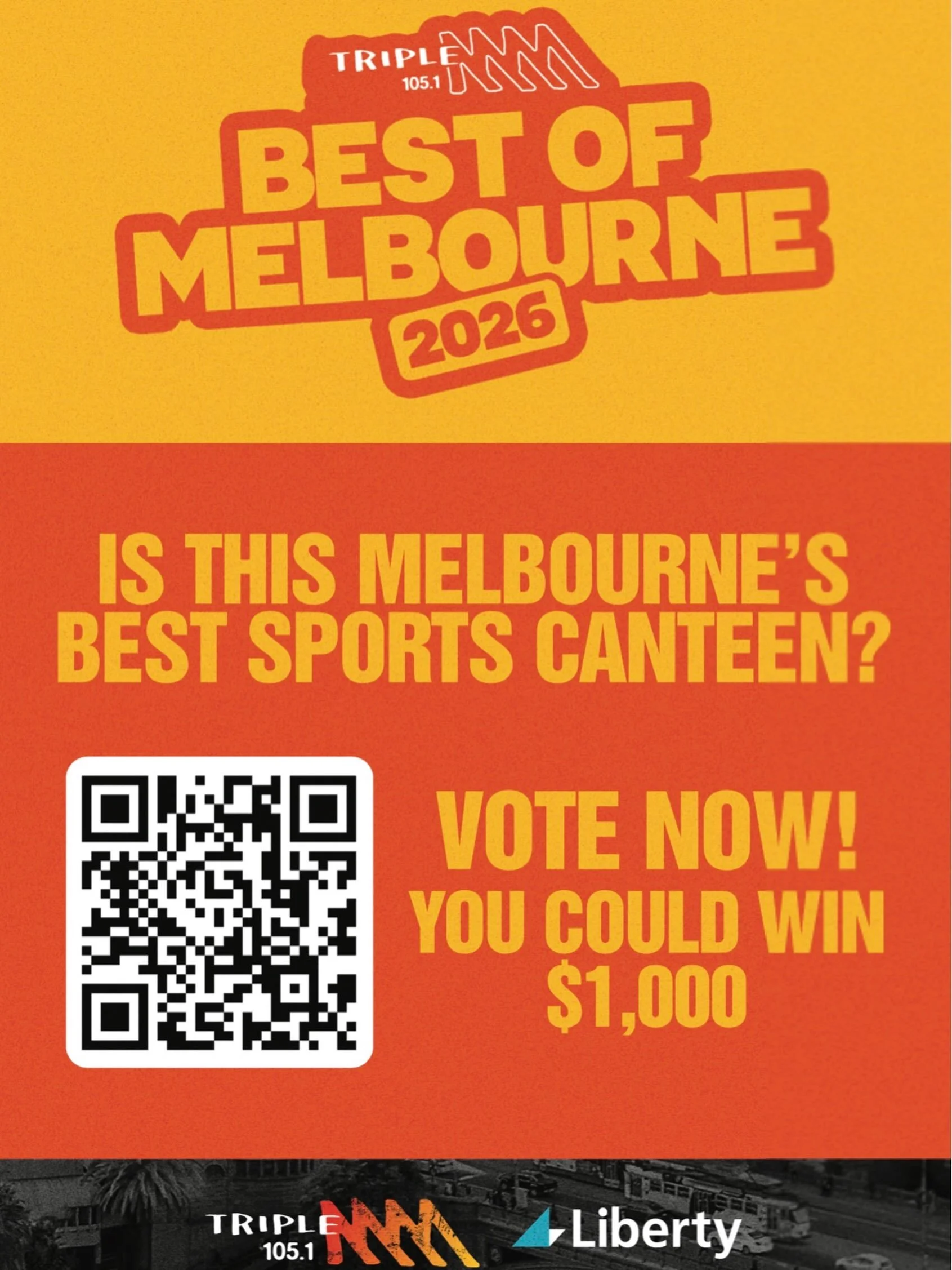 Think we&rsquo;ve got the best canteen in Melbourne? Help us prove it!

With a menu that includes everything from churros and soft serve to chips &amp; gravy and schnitzel burgers, we think we&rsquo;re right up there with the best in Melbourne 😉

He