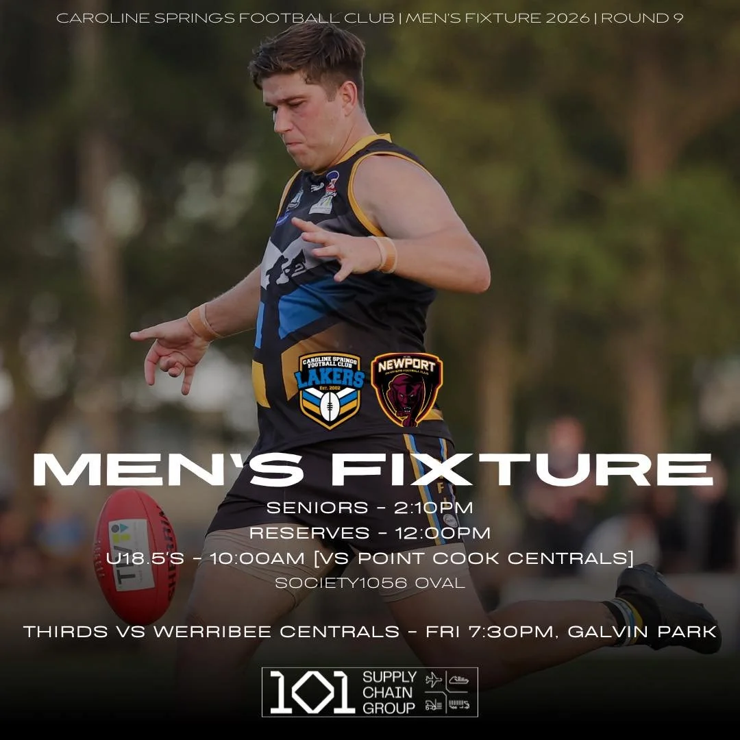 We&rsquo;re back after a week off and ready to go for another huge weekend of footy!

The Thirds will kick off the weekend tonight at Galvin Park as they look to make it five in a row and retain their top four spot. Tomorrow will see the remaining si