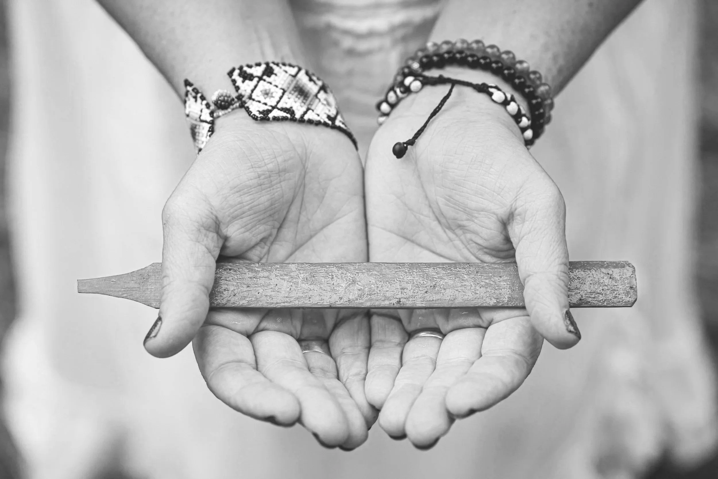 Hands holding sacred kambo medicine used for psychedelic integration and healing in Salt Lake City