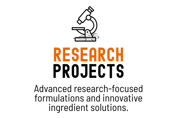 Text that says 'Research' in orange letters centered on a black background.