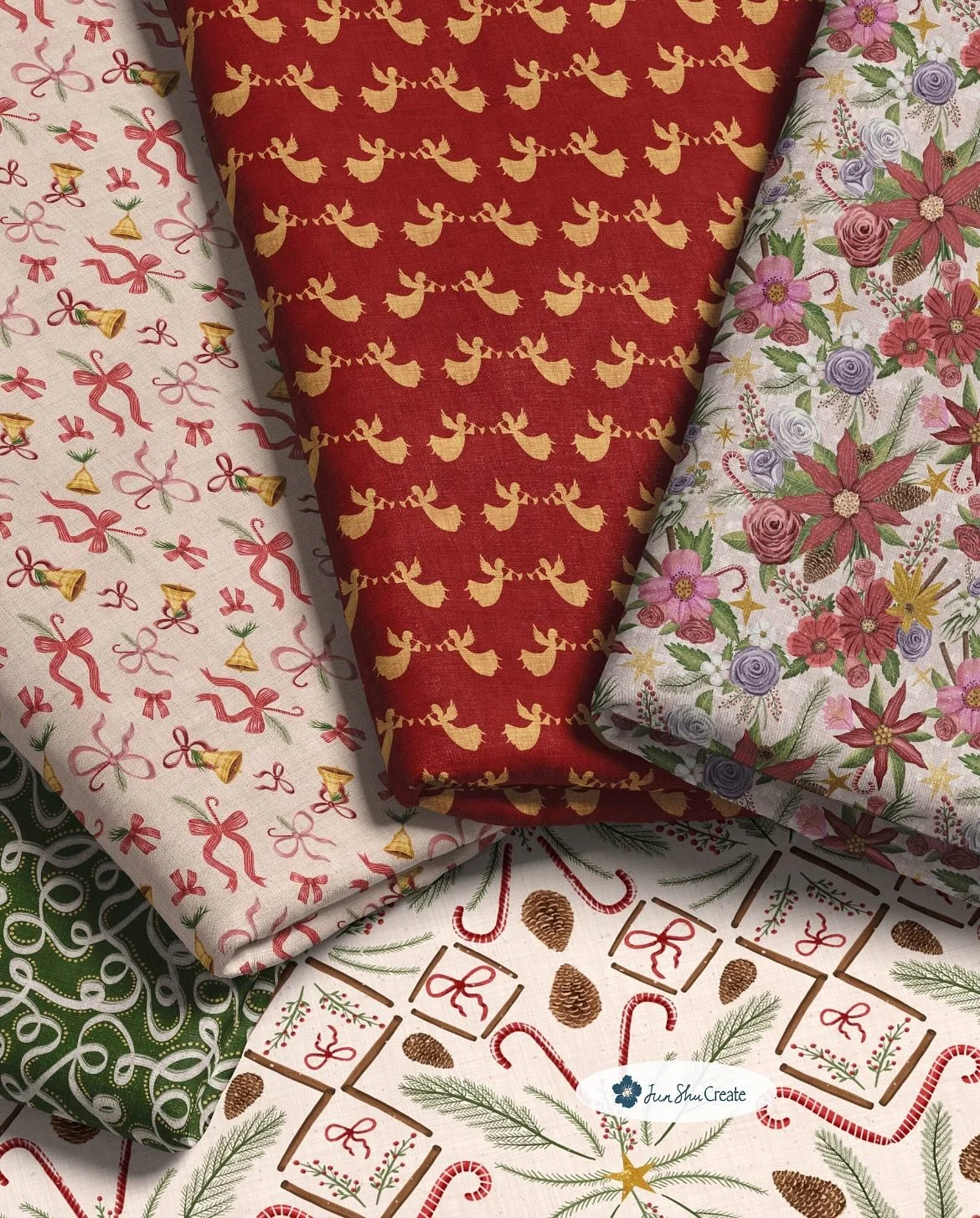 The Celebration Christmas collection is in full festive swing ✨
Hand-painted florals, joyful candy canes, vintage-style ribbons, and cozy textures — all designed to bring warmth and nostalgia into your holiday projects.
Perfect for quilting, h