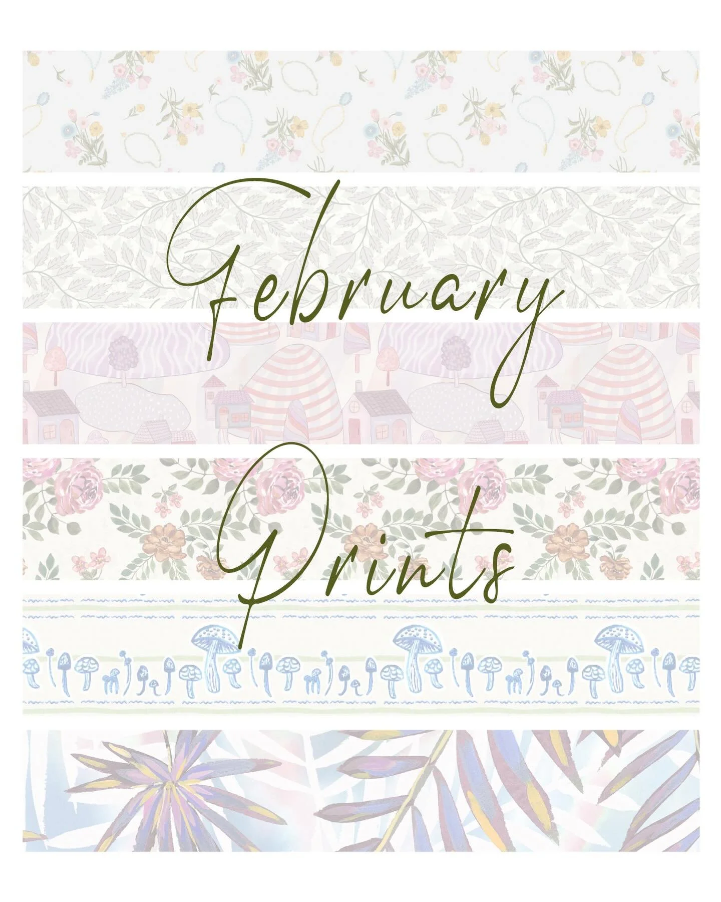 Feb has been a productive month! 💜✨ If you want to see more hand-painted exclusive prints or interested in licensing my work, please email : June.junshu@gmail.com

May your days be bright ! ☀️