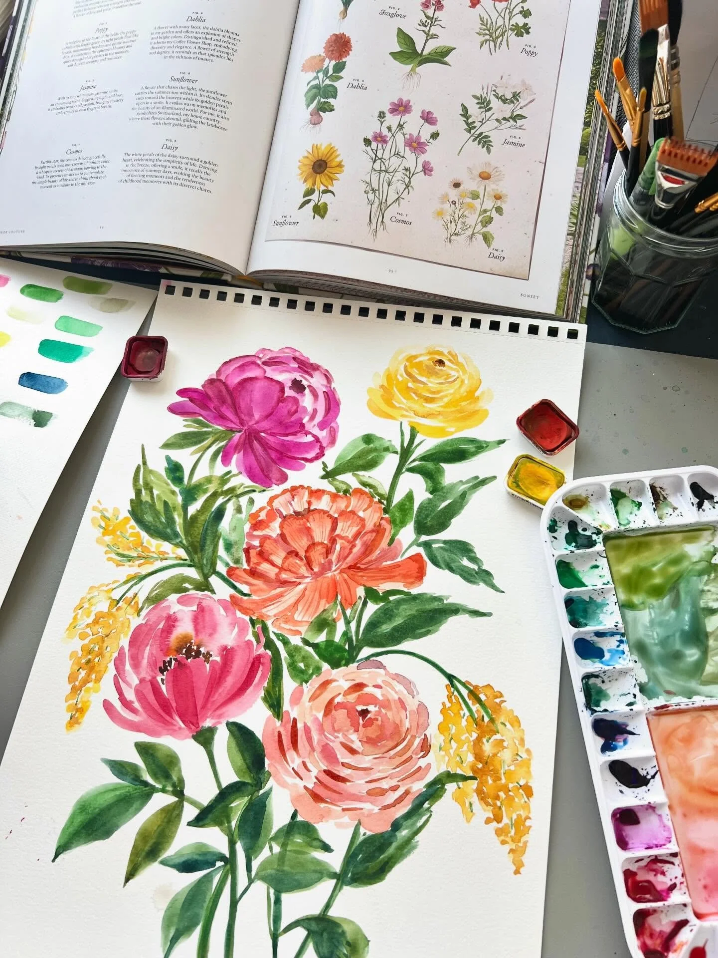 Nothing feels normal these days when the loud sound of intercepted missiles can be heard any time throughout the day. But I&rsquo;m grateful that I can turn to painting, baking and cooking, the simple things that I mostly take for granted on a peacef