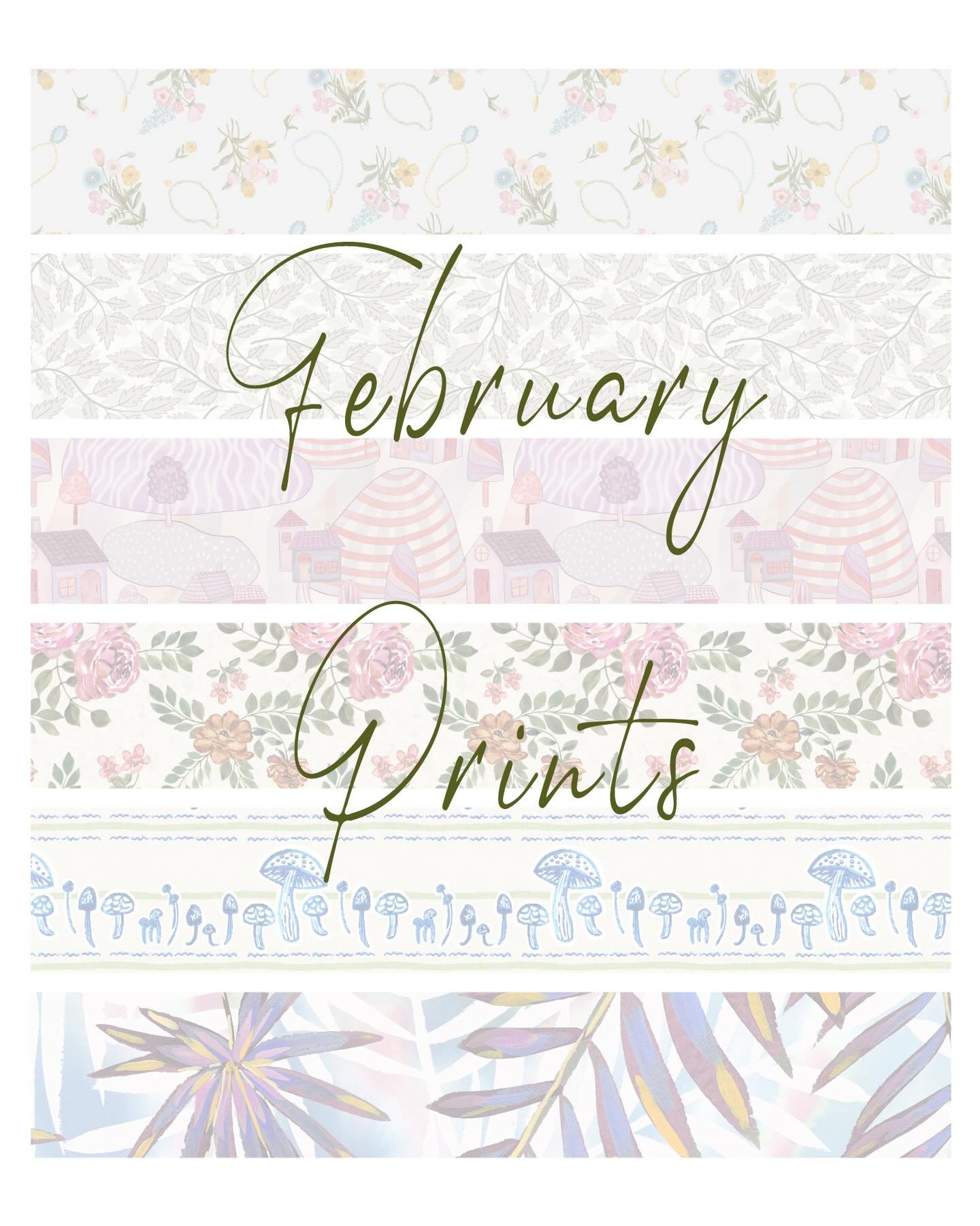 Feb has been a productive month! 💜✨ If you want to see more hand-painted exclusive prints or interested in licensing my work, please email : June.junshu@gmail.com

May your days be bright ! ☀️