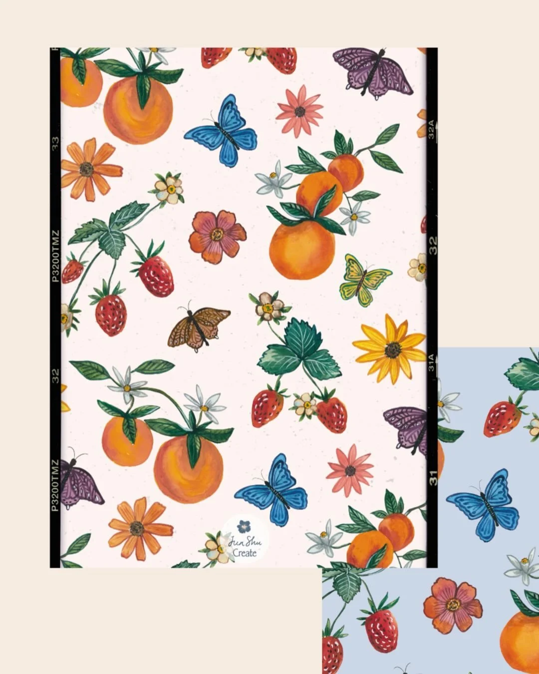 I added a little more love to this fun summer French country design and made it a charming mini collection. It&rsquo;s available for buyout or licensing. DM for terms and pricing ! 🍓

#frenchcountrystyle #artlicensing #summervibe #surfacepatterncomm